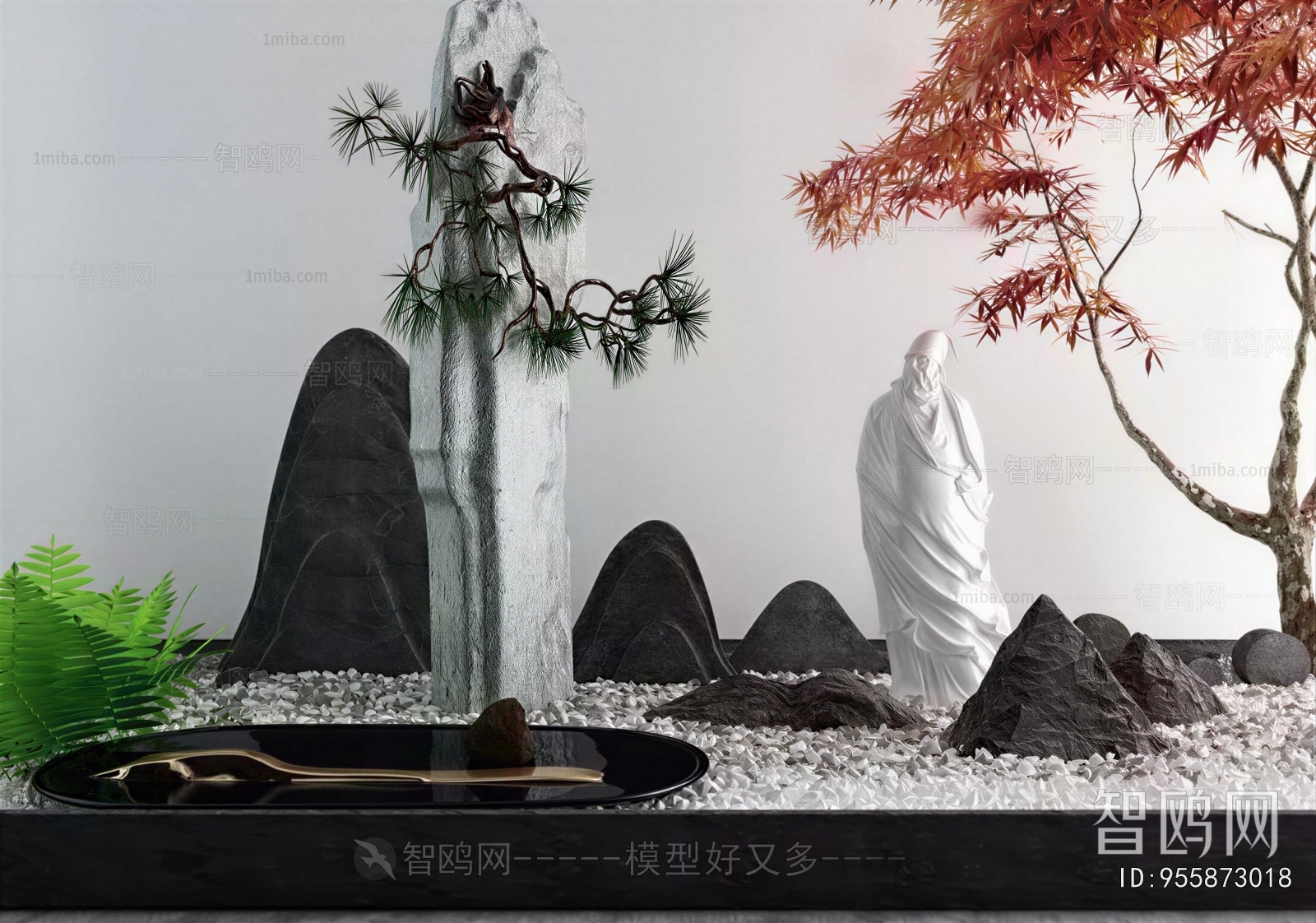 New Chinese Style Plant Landscaping