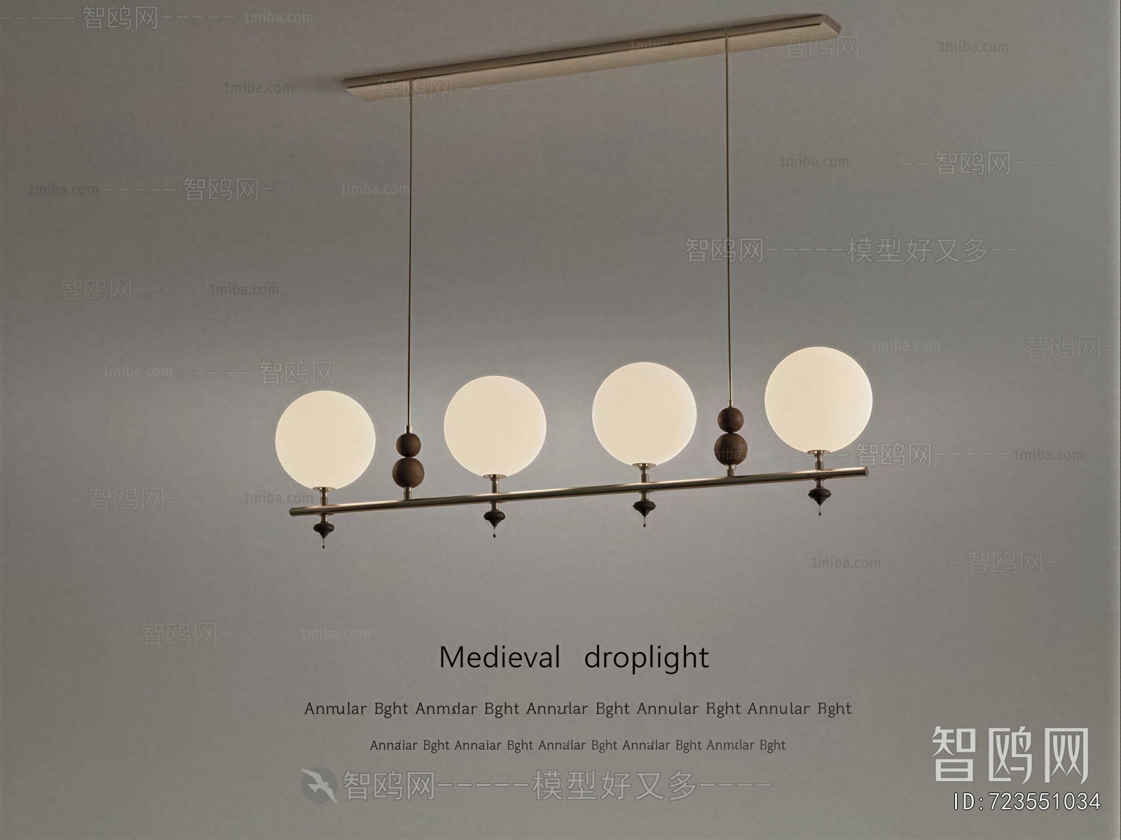 Modern Long Chandelier