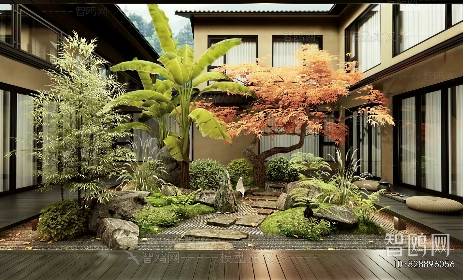 Japanese Style Courtyard/landscape