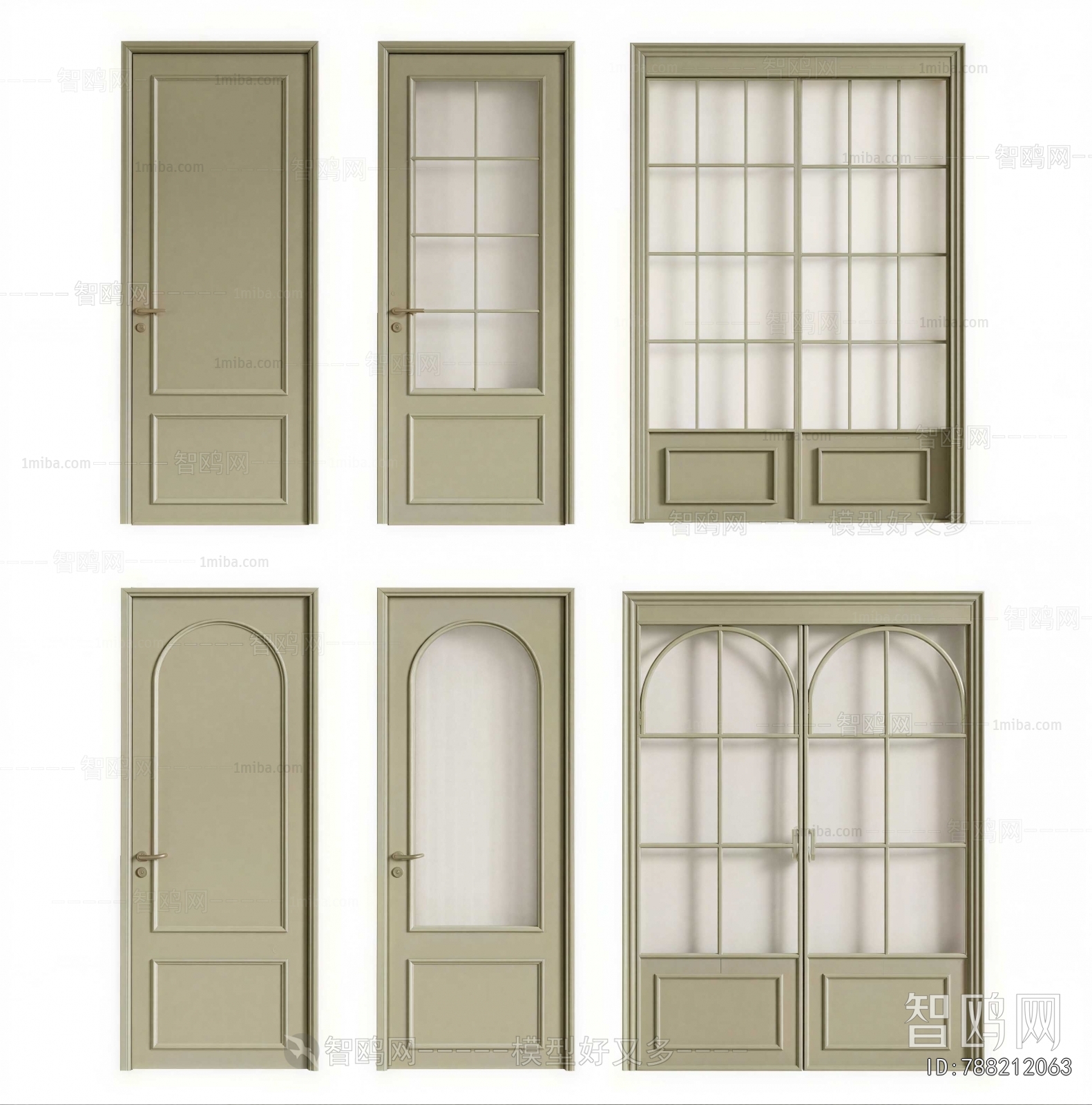 French Style Single Door