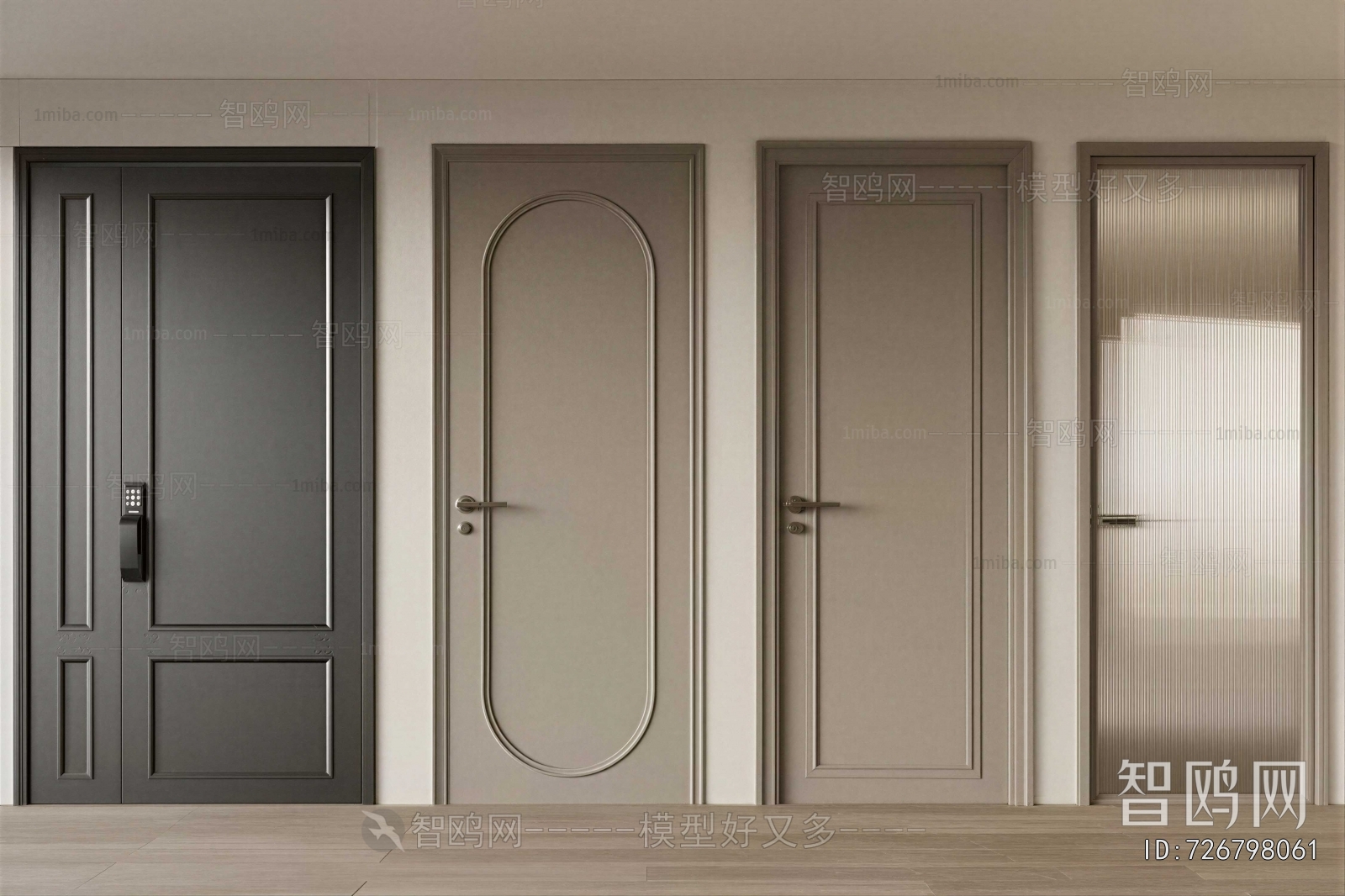 French Style Single Door