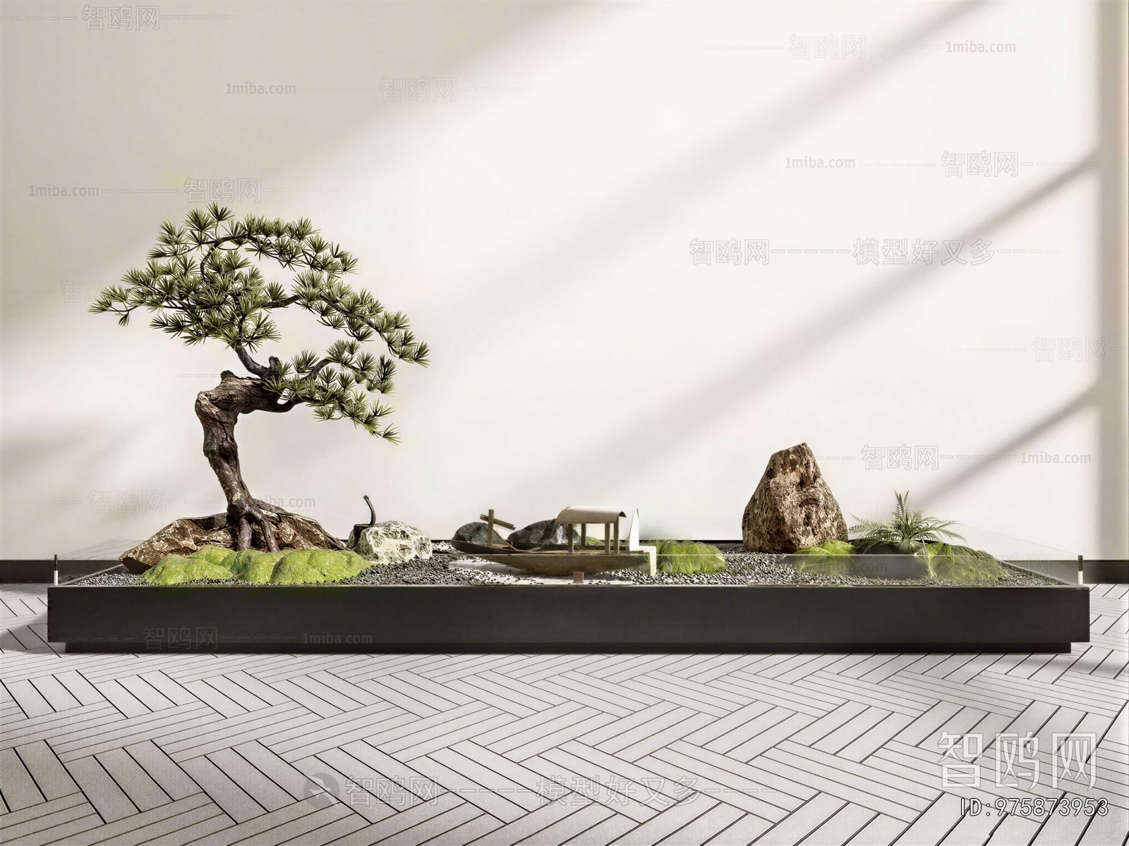 New Chinese Style Plant Landscaping