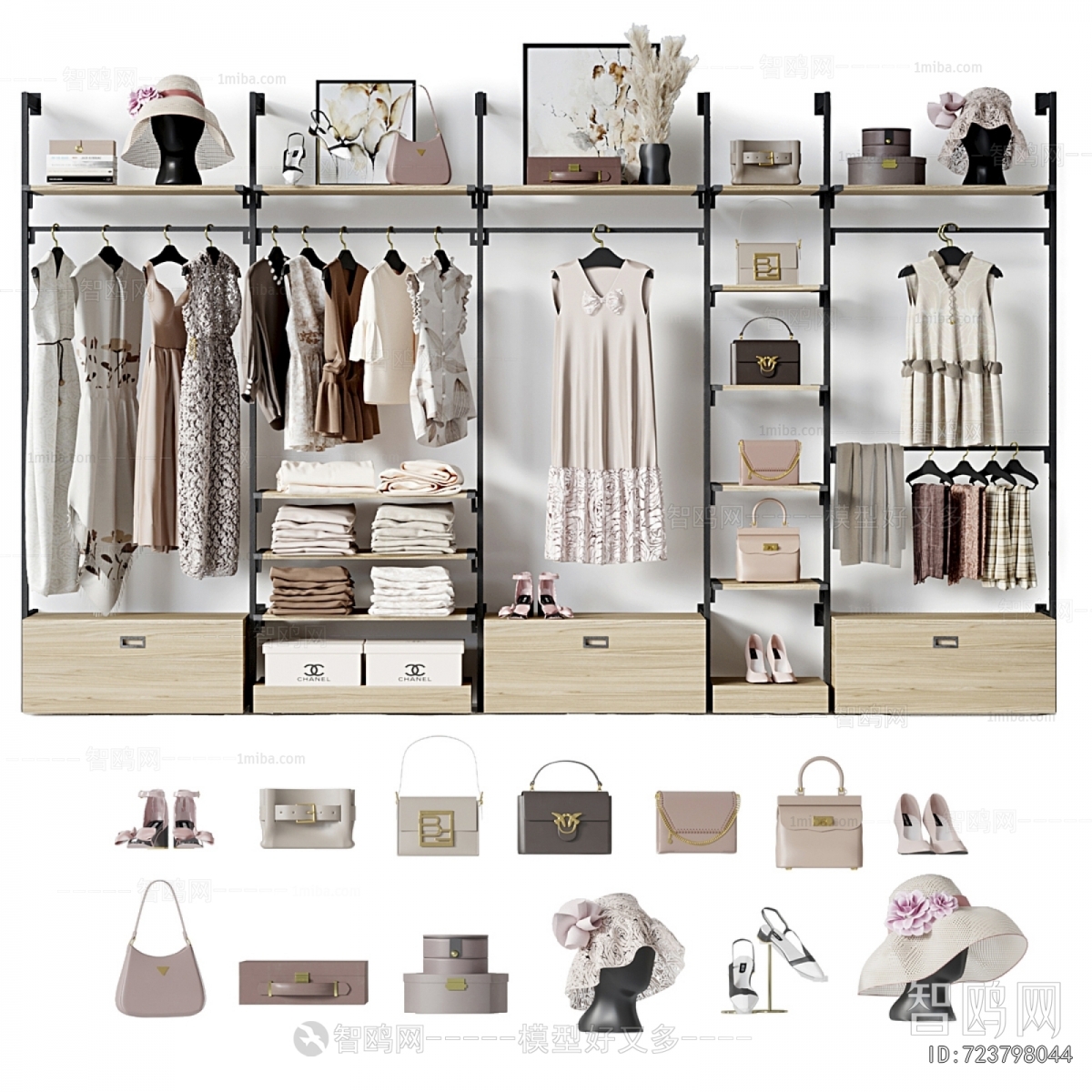 Modern Clothes Storage Area