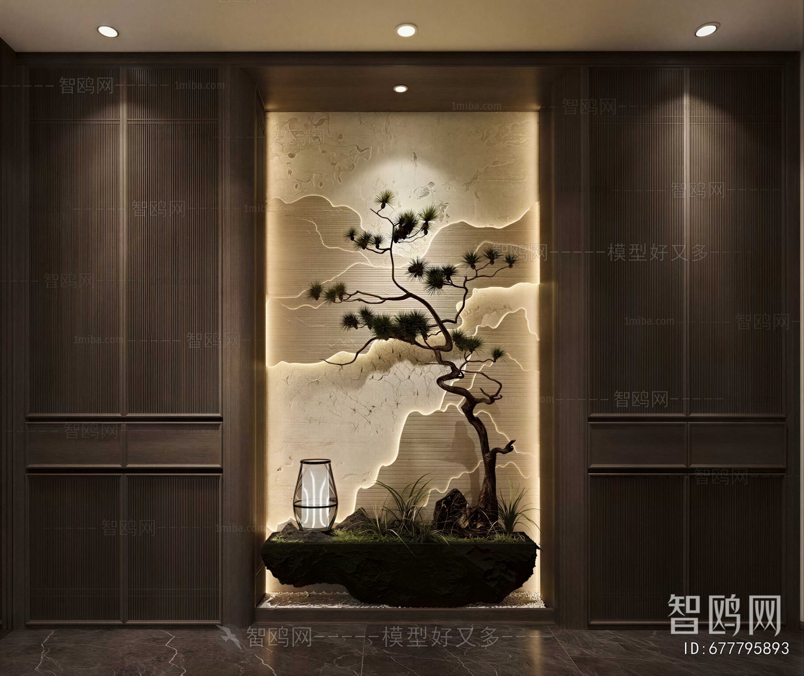 New Chinese Style Hallway