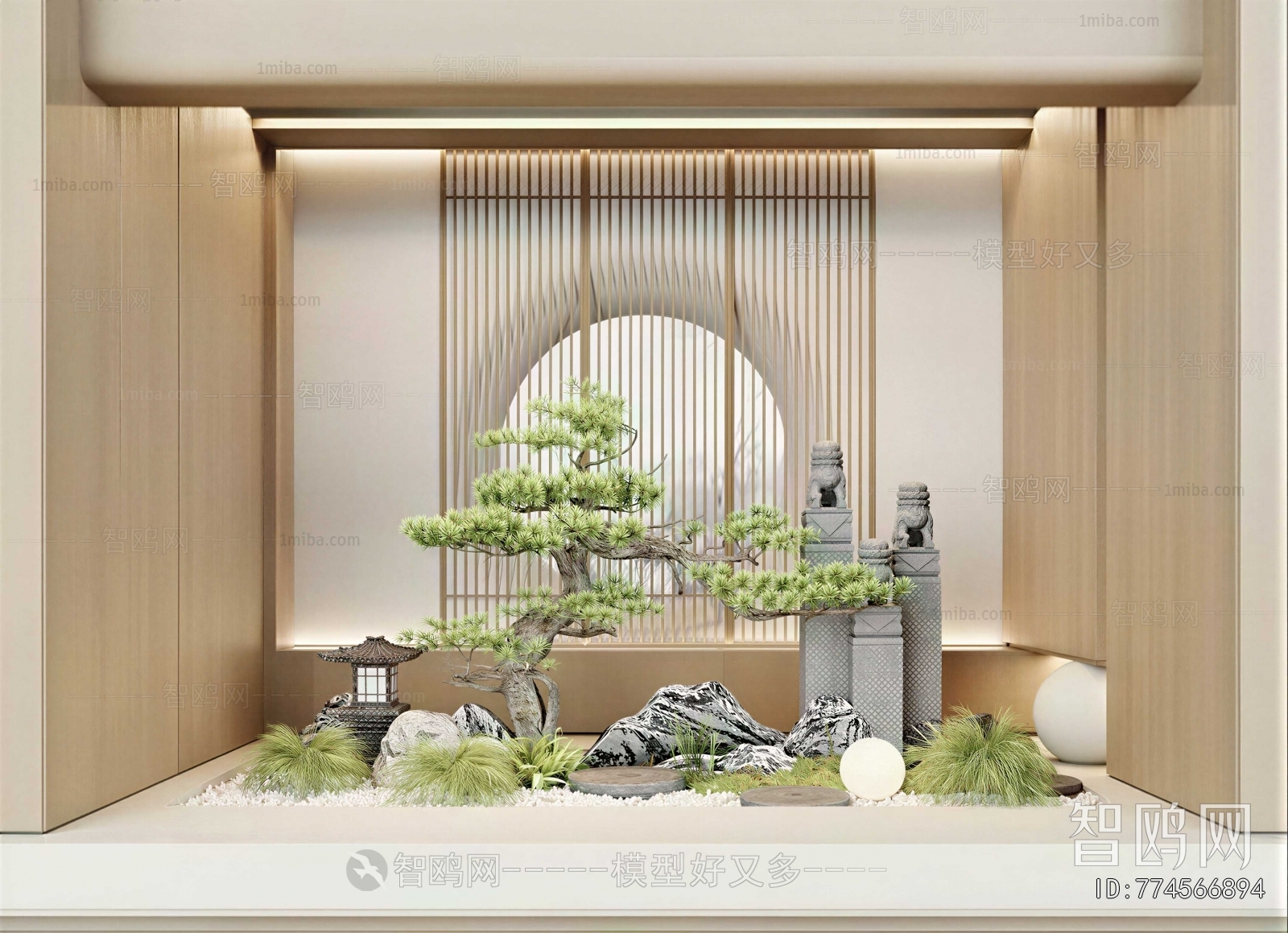 New Chinese Style Plant Landscaping