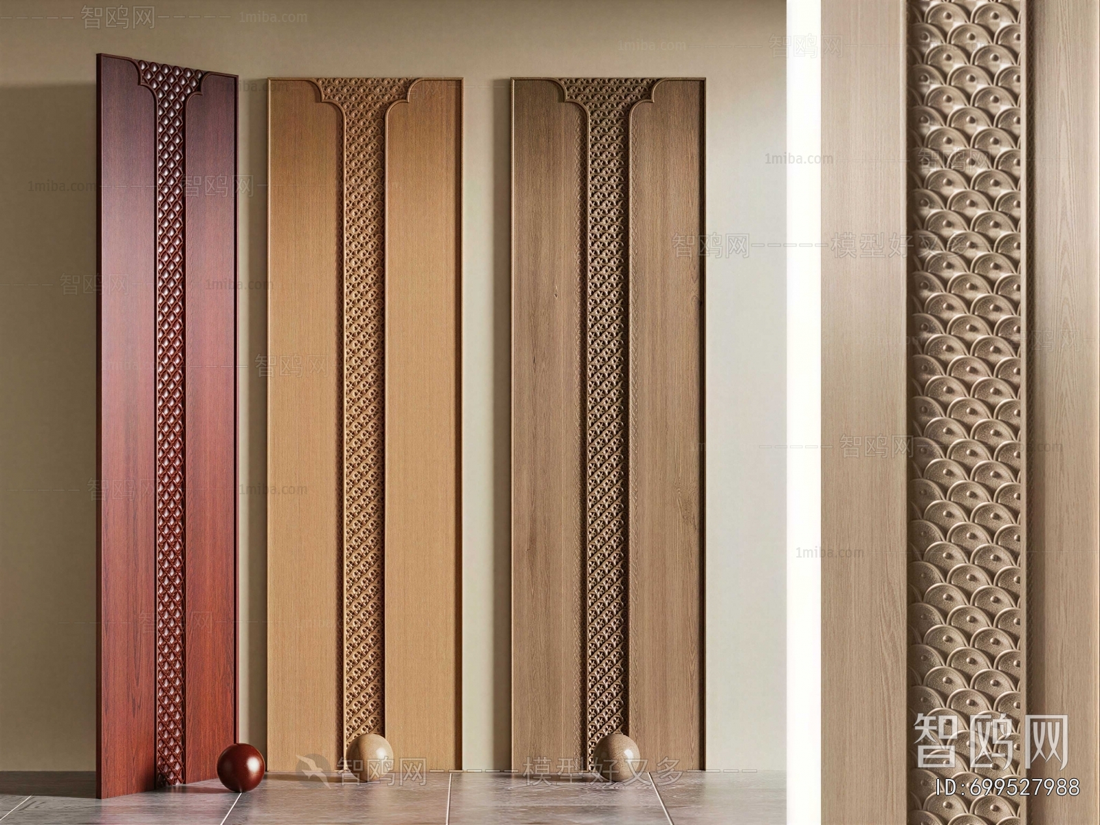 New Chinese Style Column