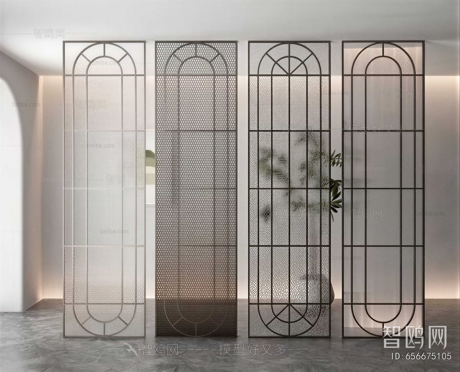 Modern Glass Screen Partition