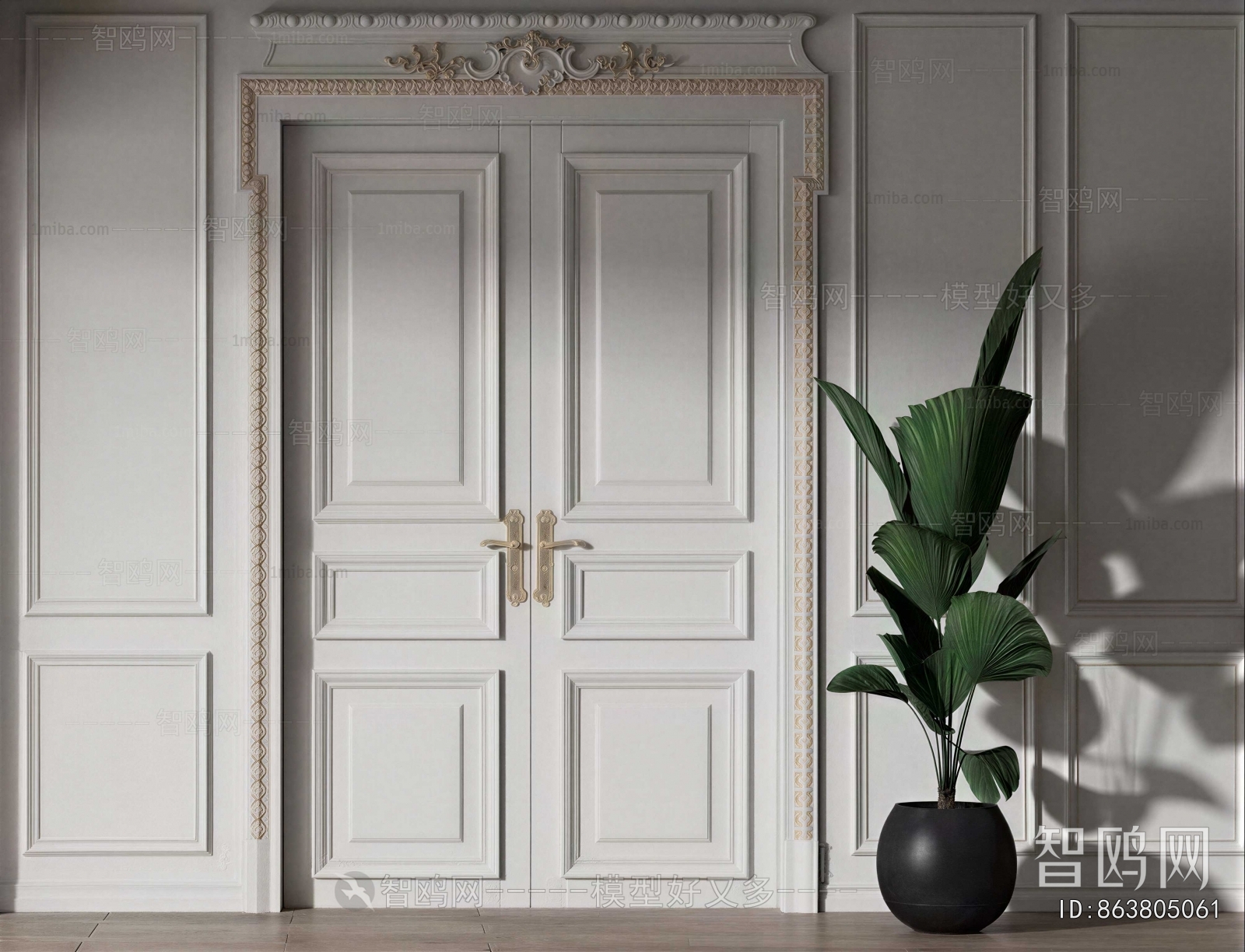 French Style Double Door