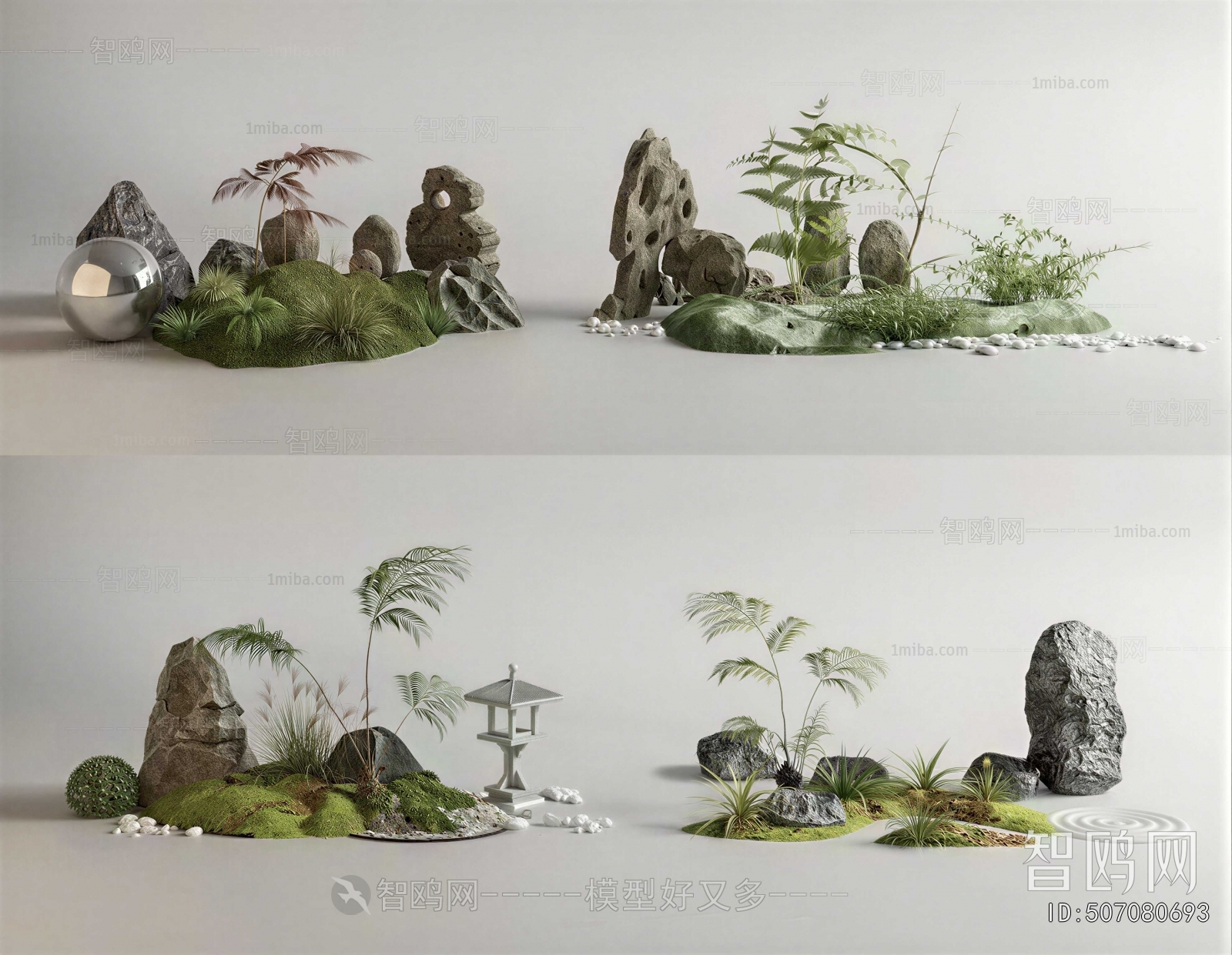 New Chinese Style Plant Landscaping