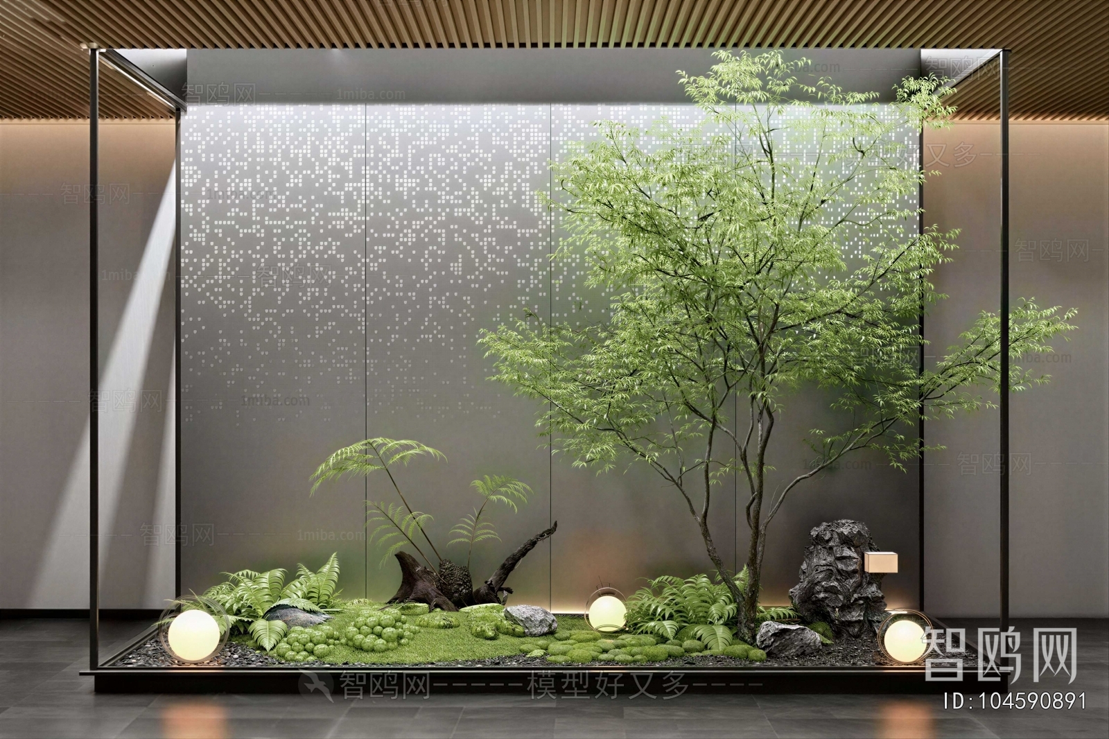 New Chinese Style Plant Landscaping
