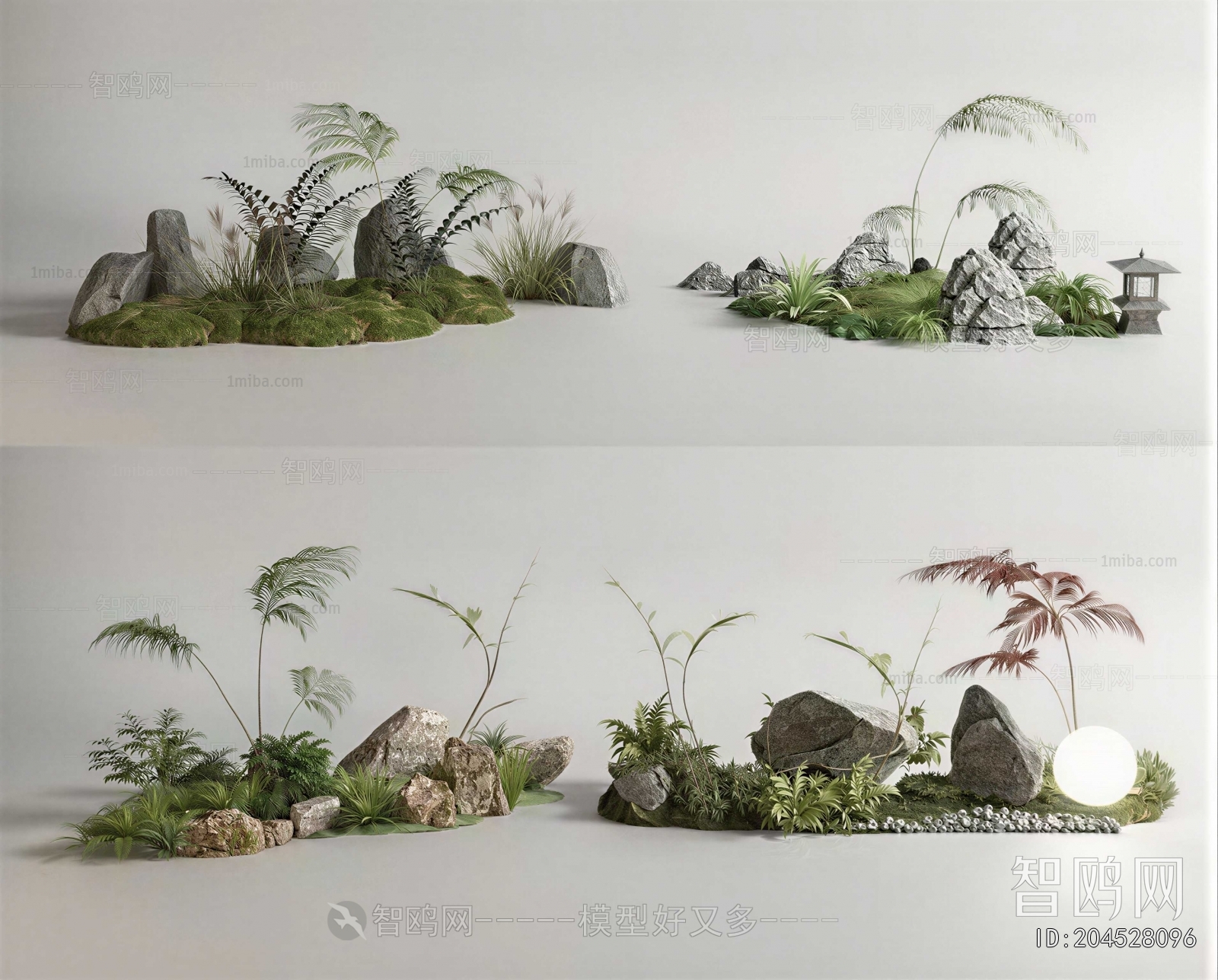 New Chinese Style Plant Landscaping