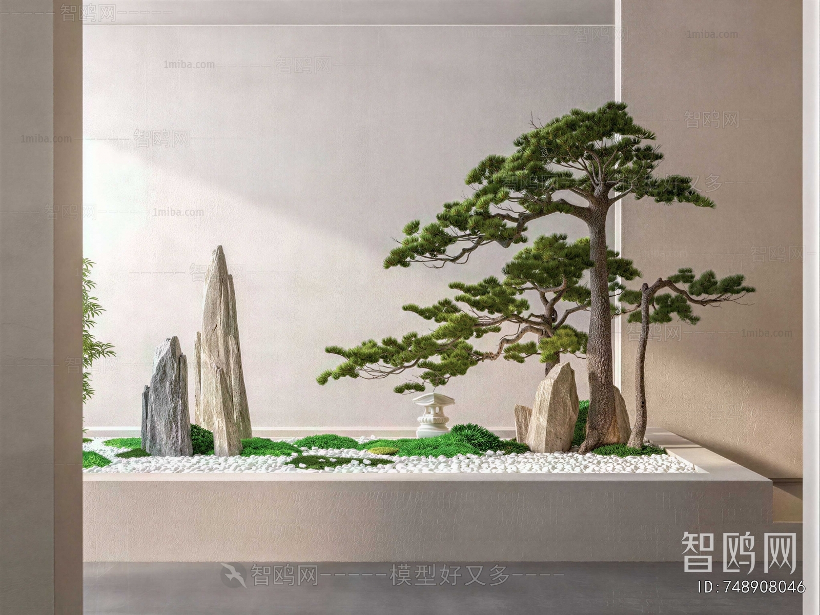 New Chinese Style Plant Landscaping