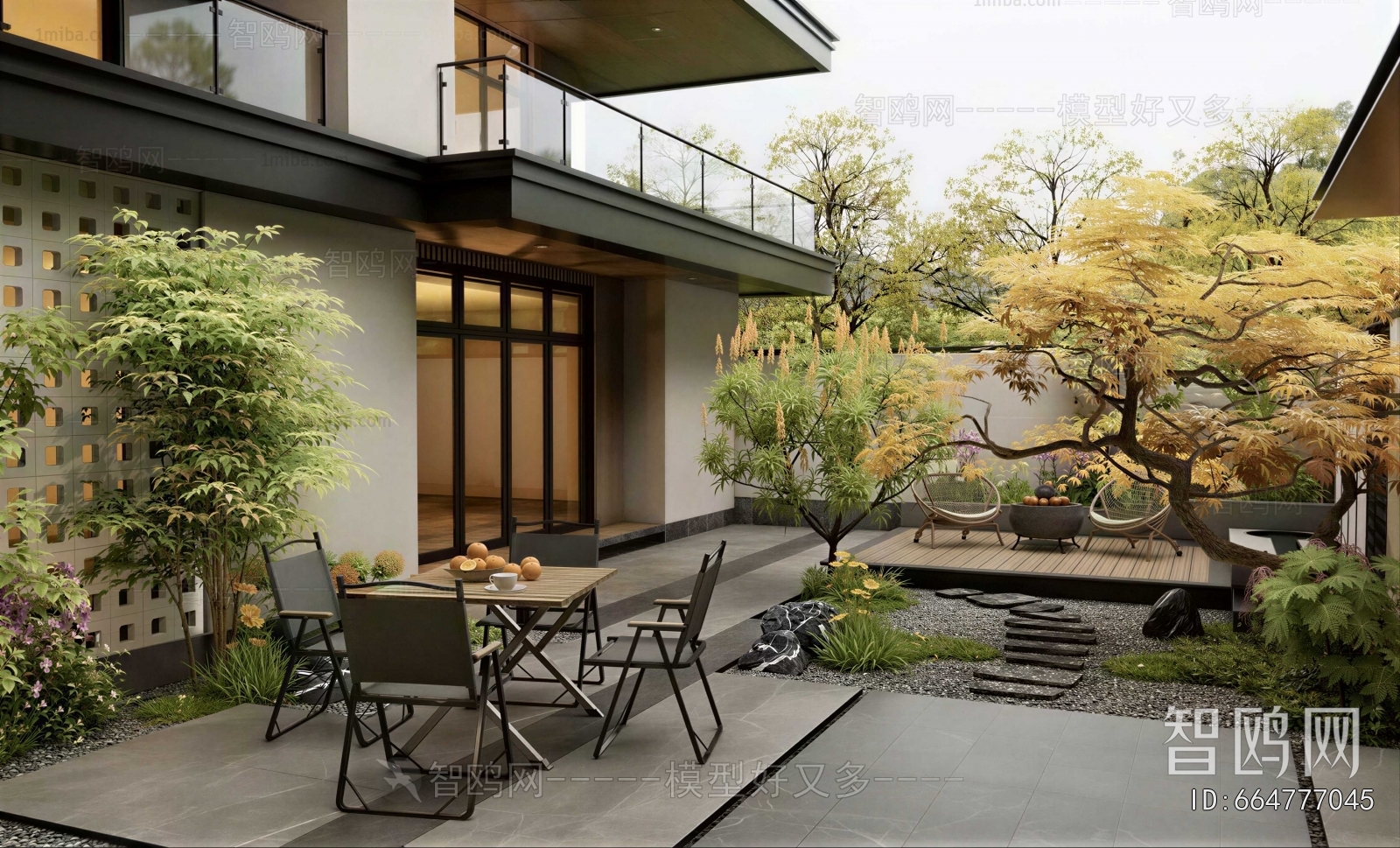 Japanese Style Courtyard/landscape