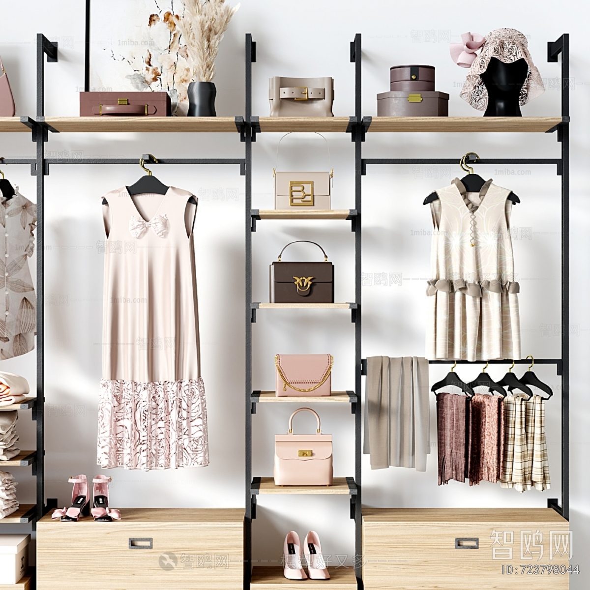 Modern Clothes Storage Area