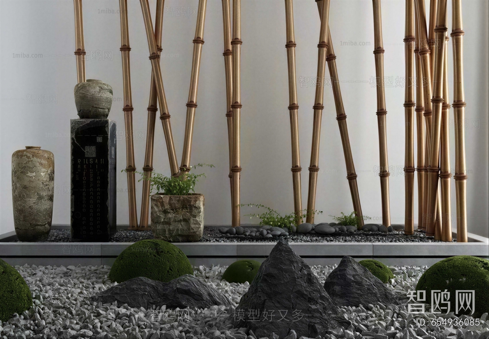 New Chinese Style Rockery Waterscape