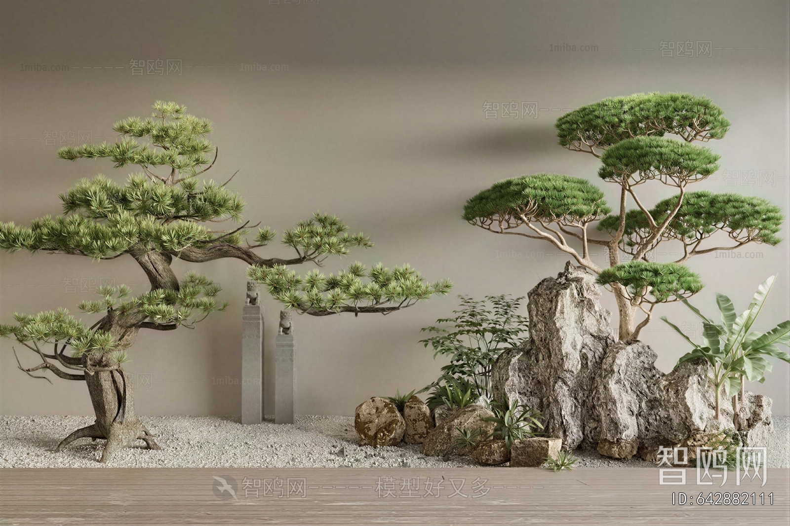 New Chinese Style Plant Landscaping