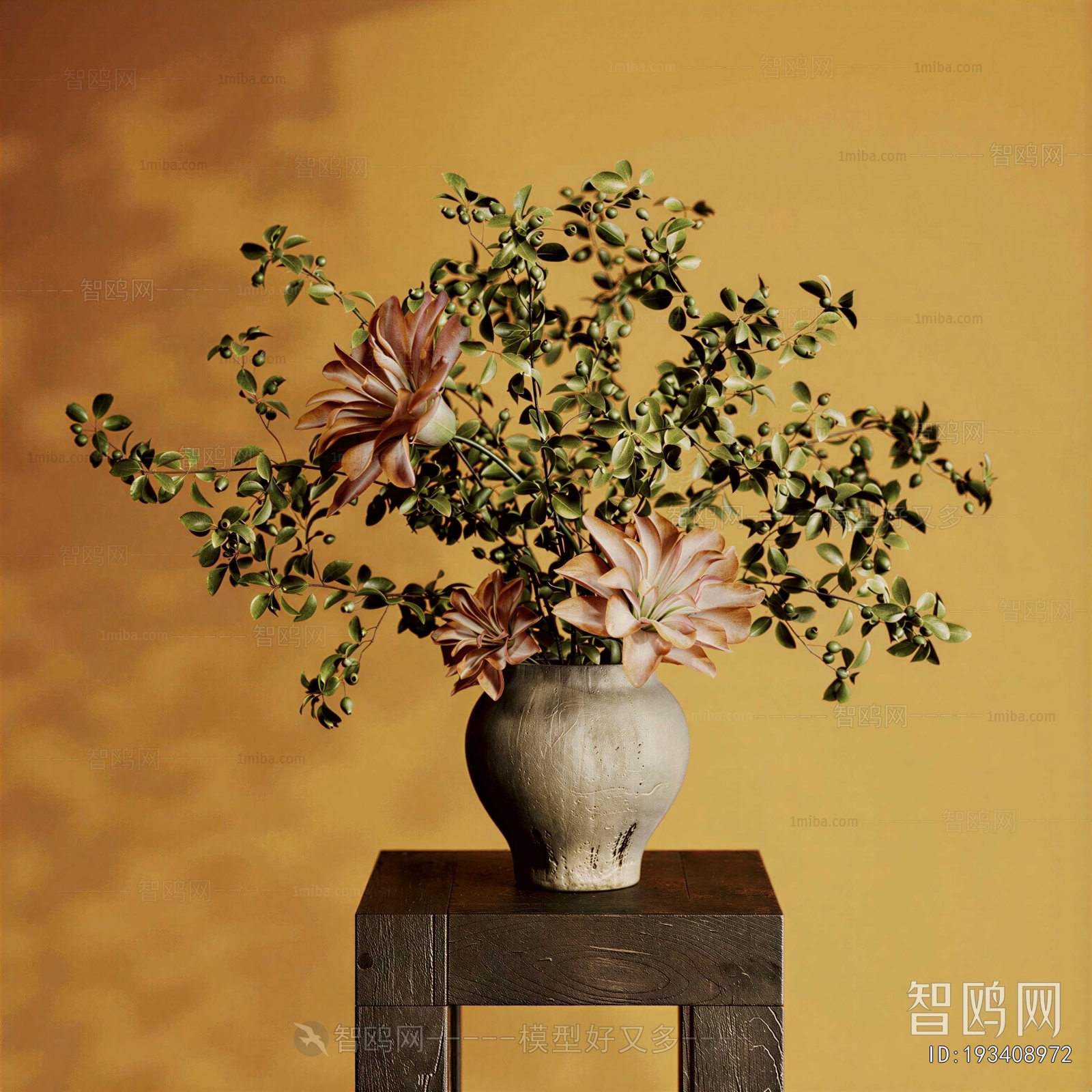 New Chinese Style Flower Arrangement