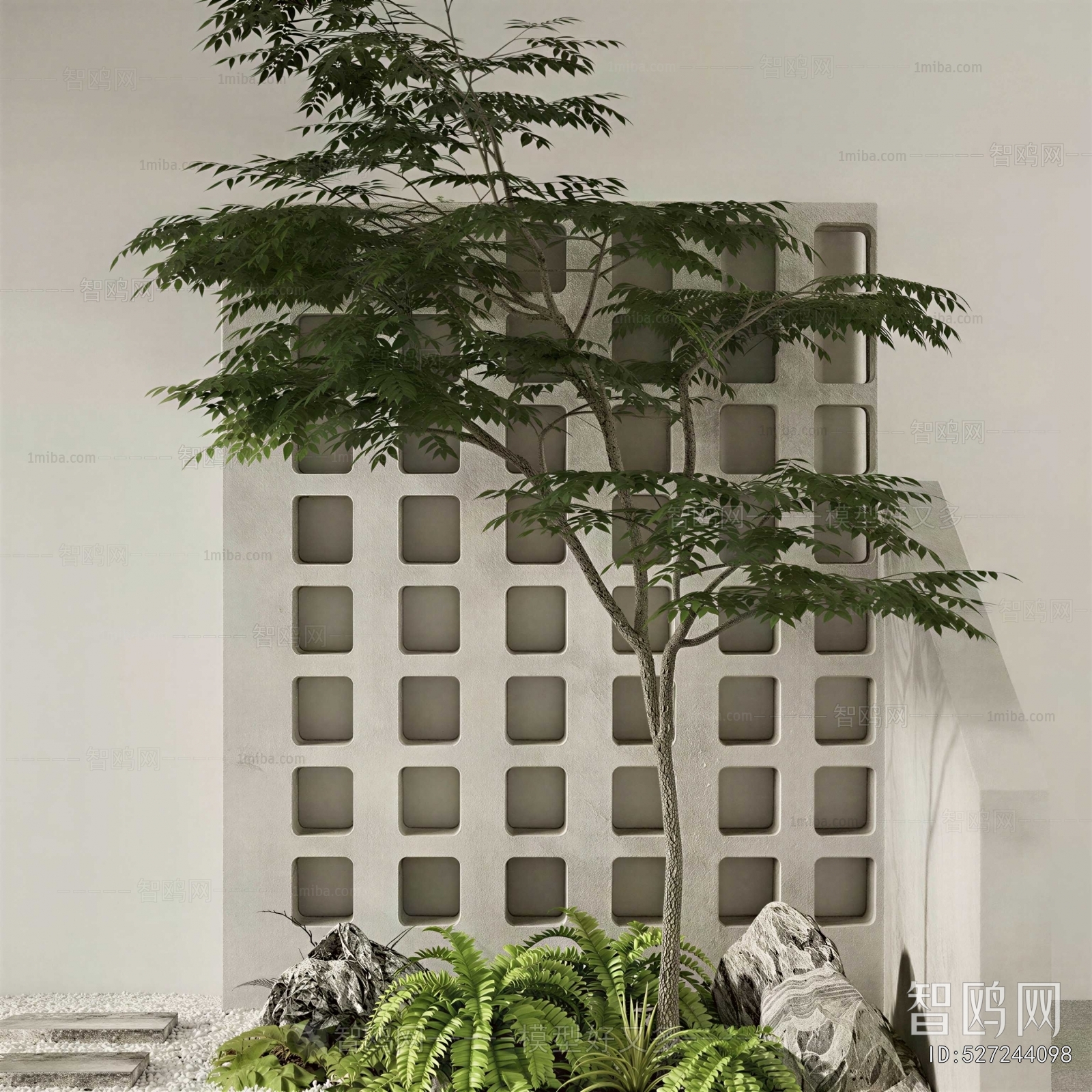 New Chinese Style Plant Landscaping