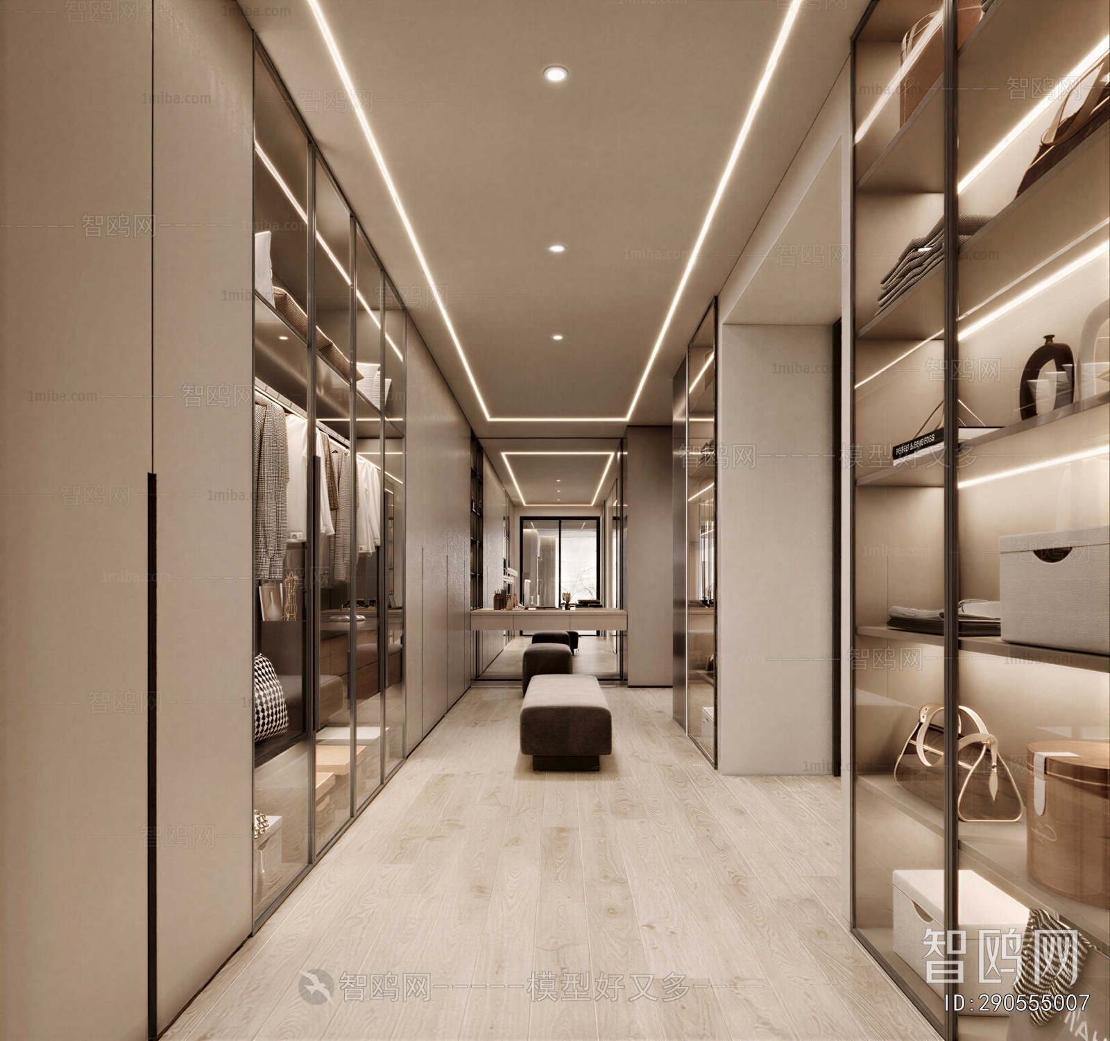 Modern Clothes Storage Area