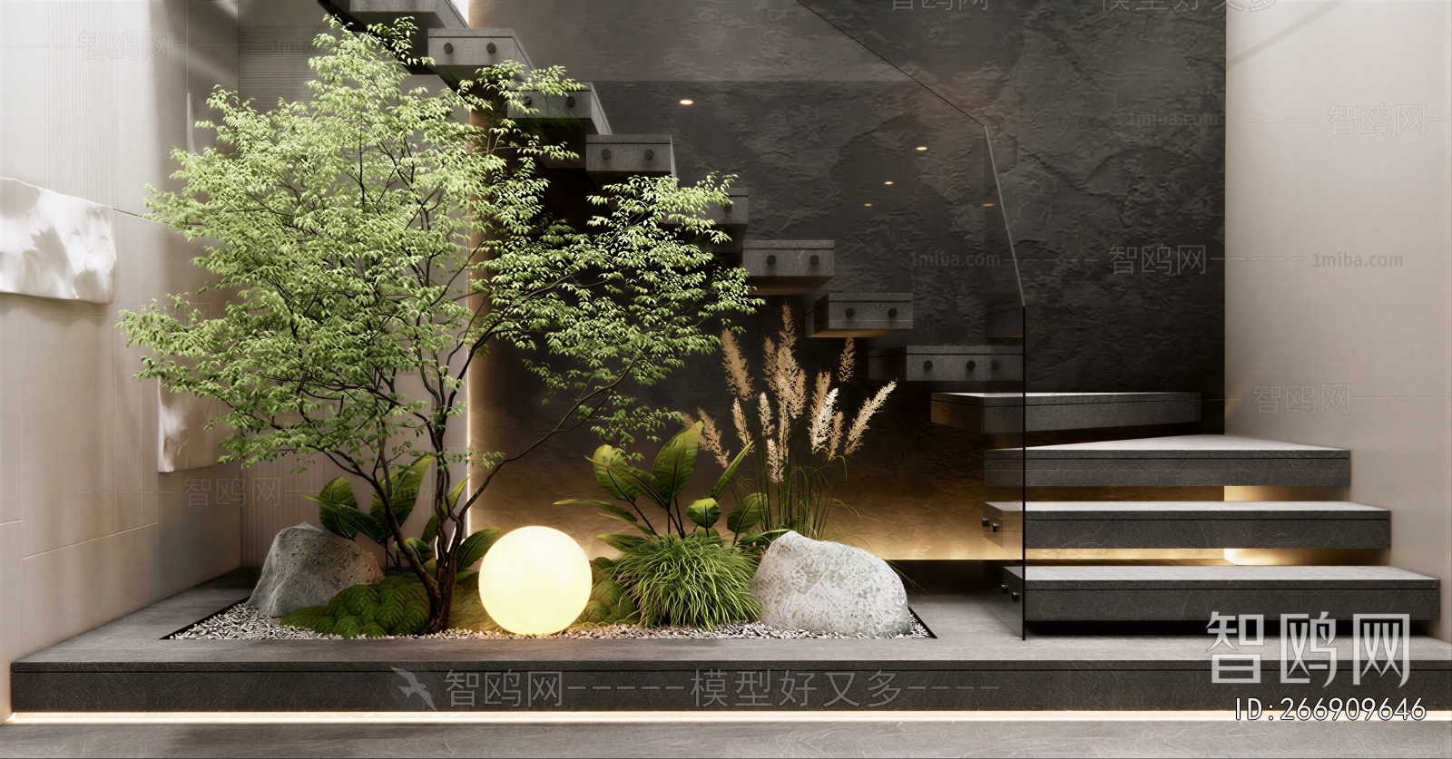 Modern Courtyard/landscape