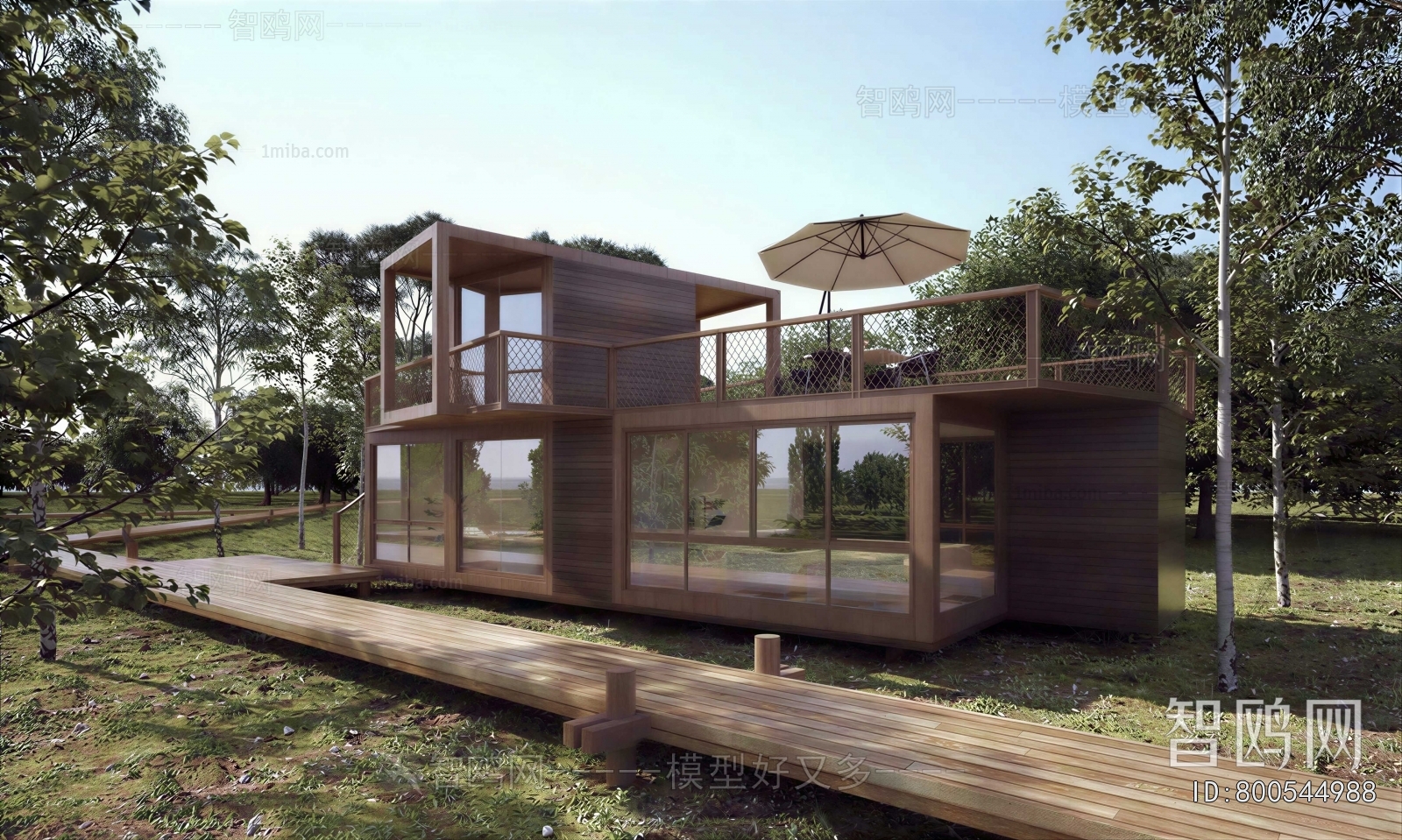 Modern Appearance Of Commercial Building