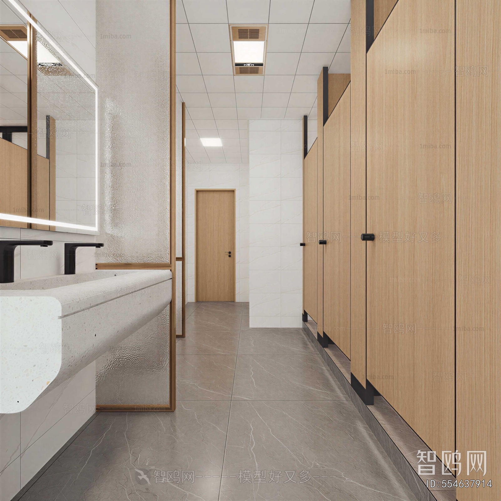 Modern Public Toilet