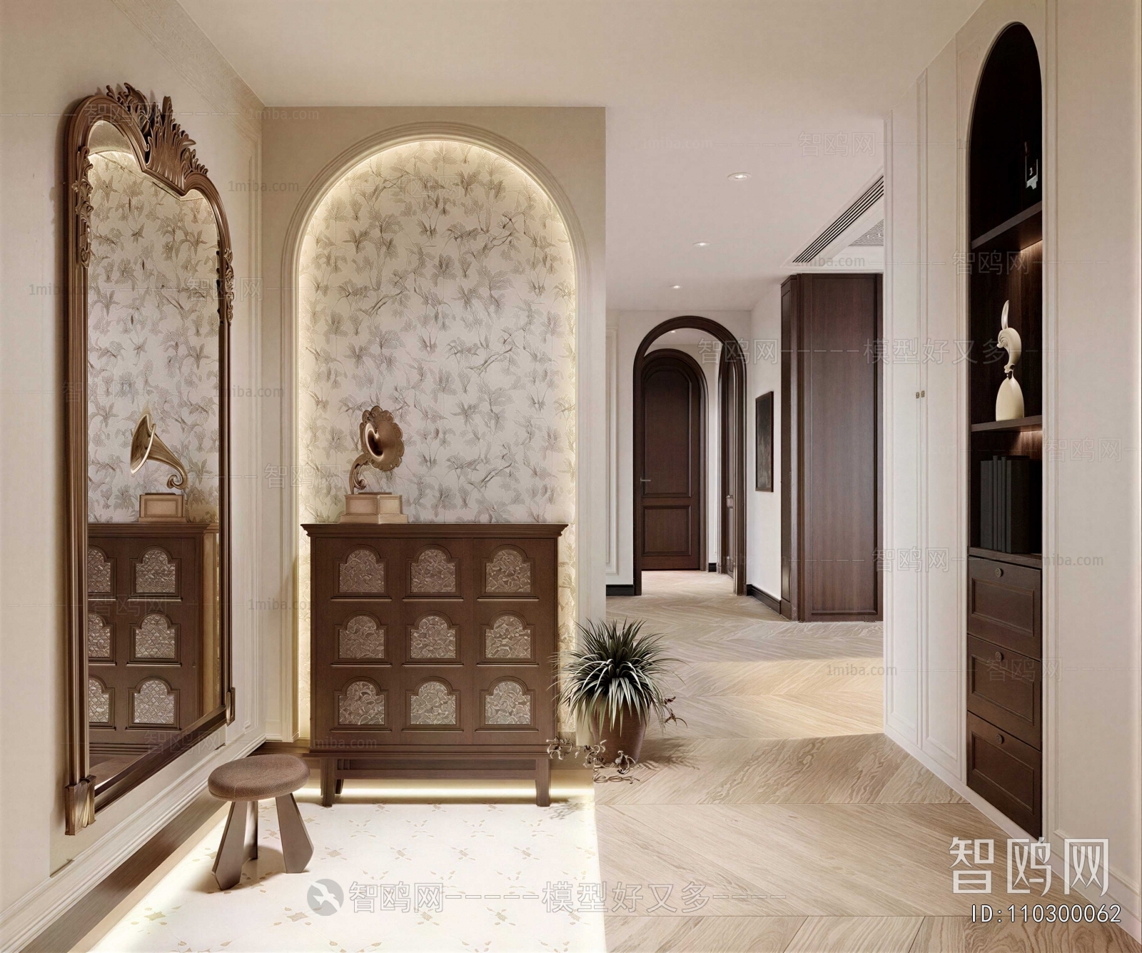 American Style Hallway