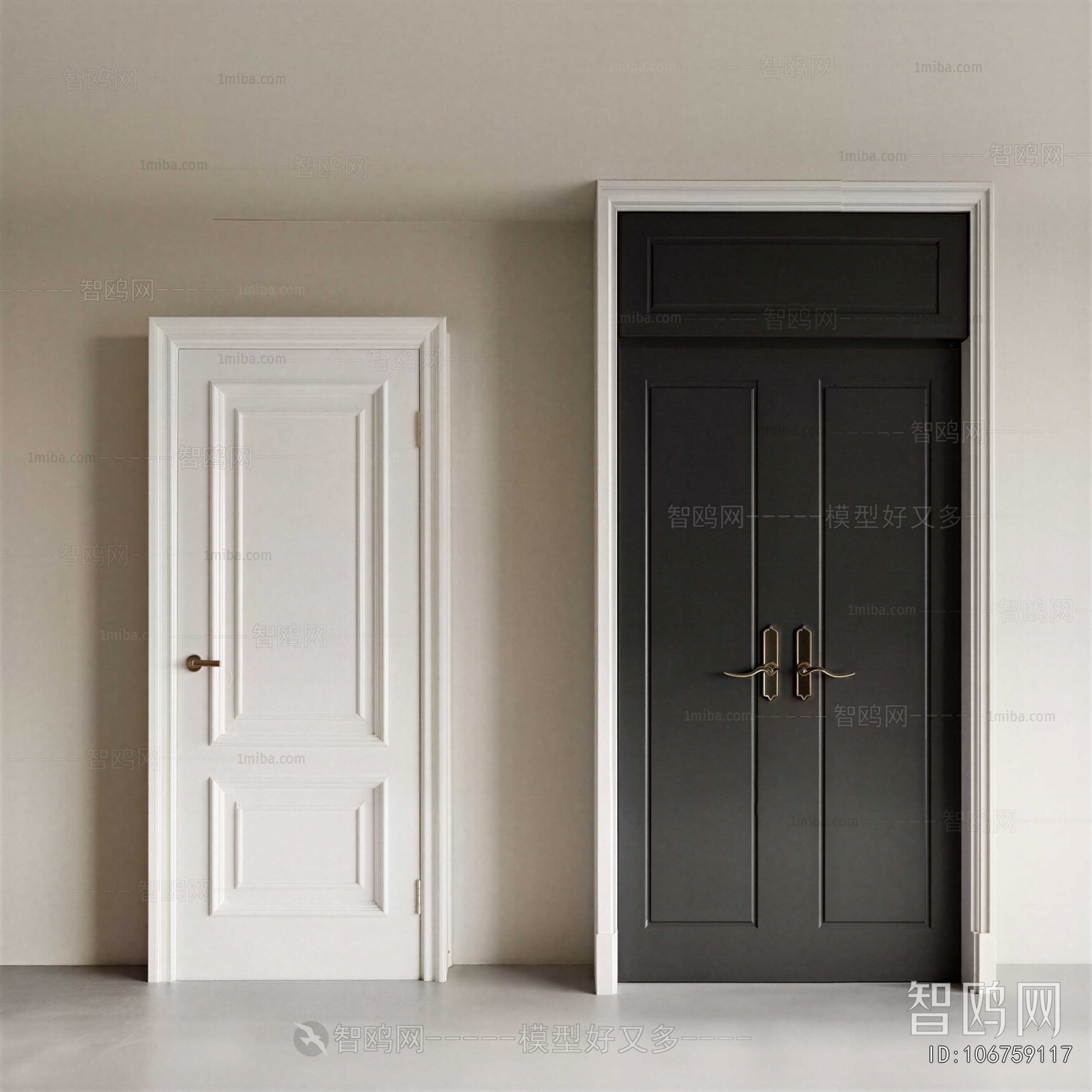 Modern Single Door
