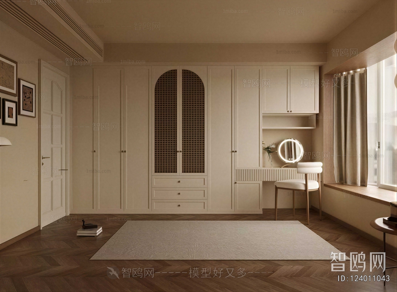 Modern Clothes Storage Area