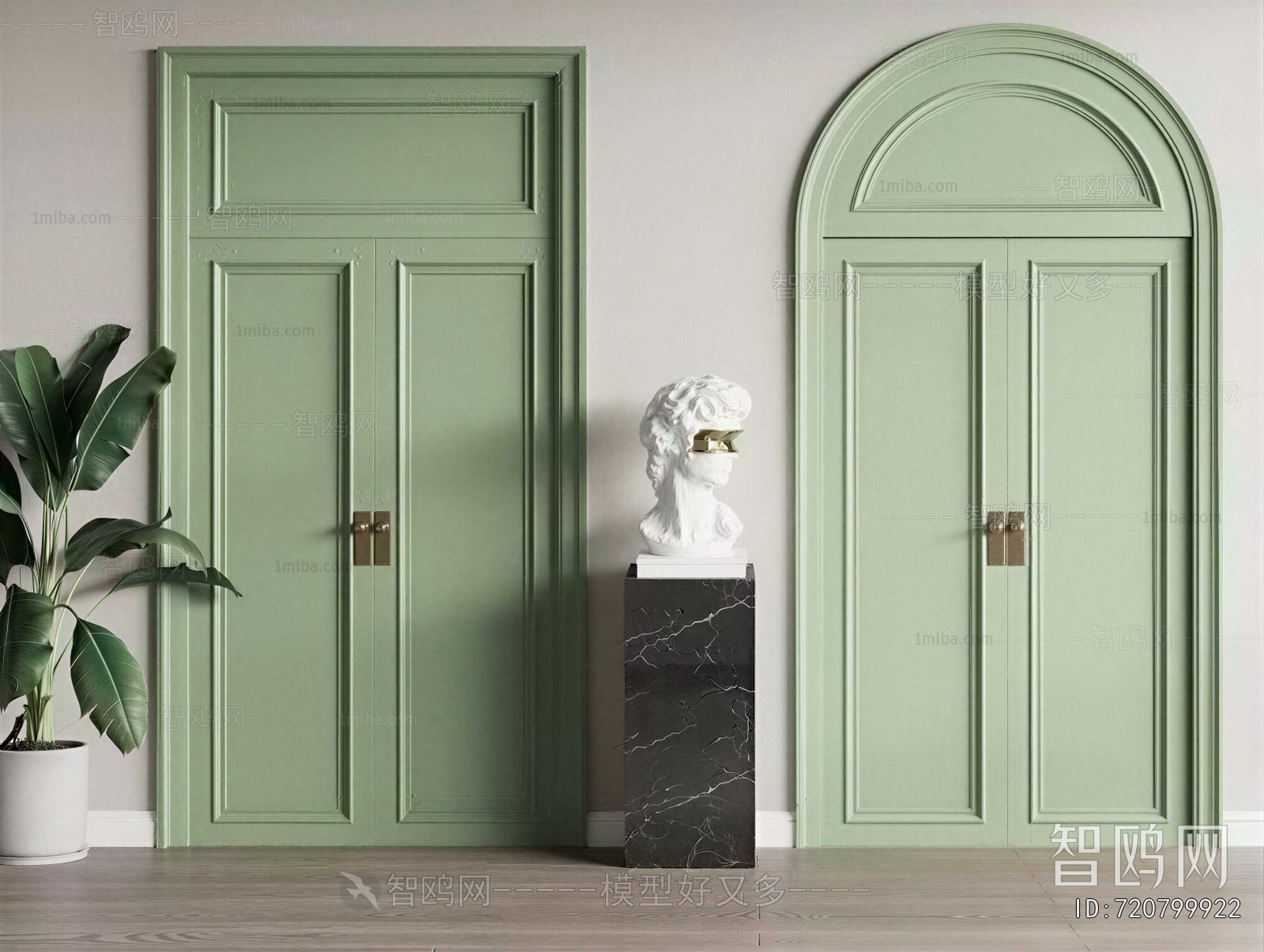 European Style Double Door