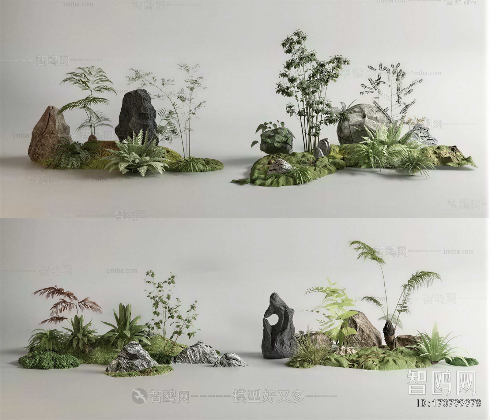 New Chinese Style Plant Landscaping