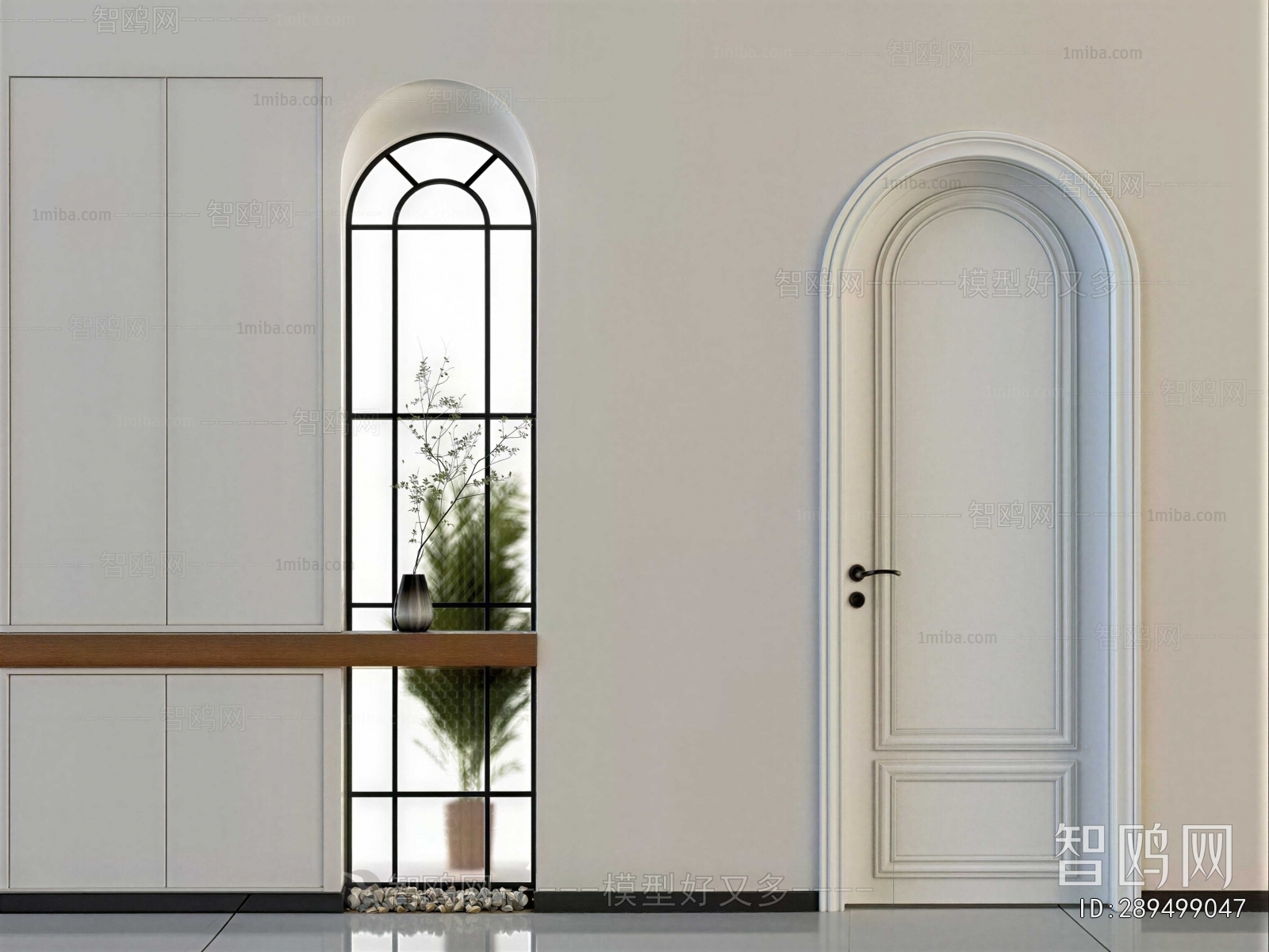 French Style Single Door