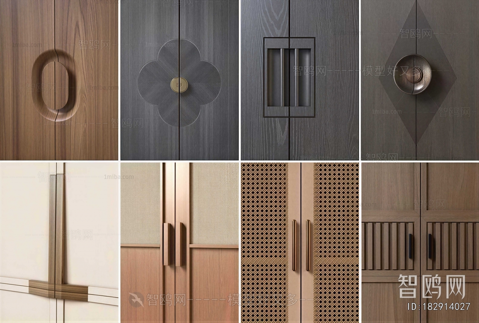 New Chinese Style Door Panel