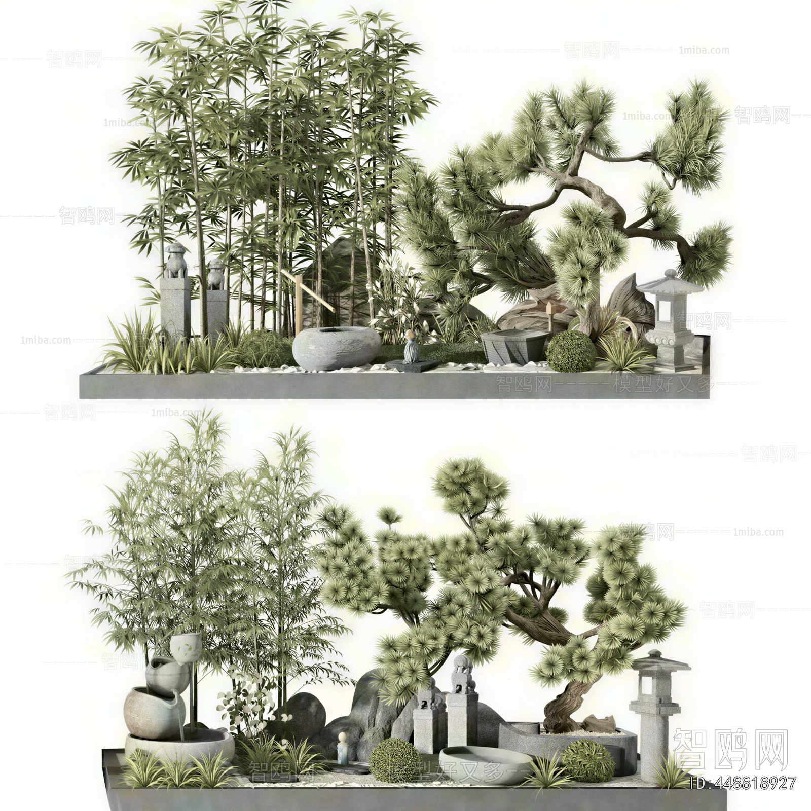 New Chinese Style Rockery Waterscape