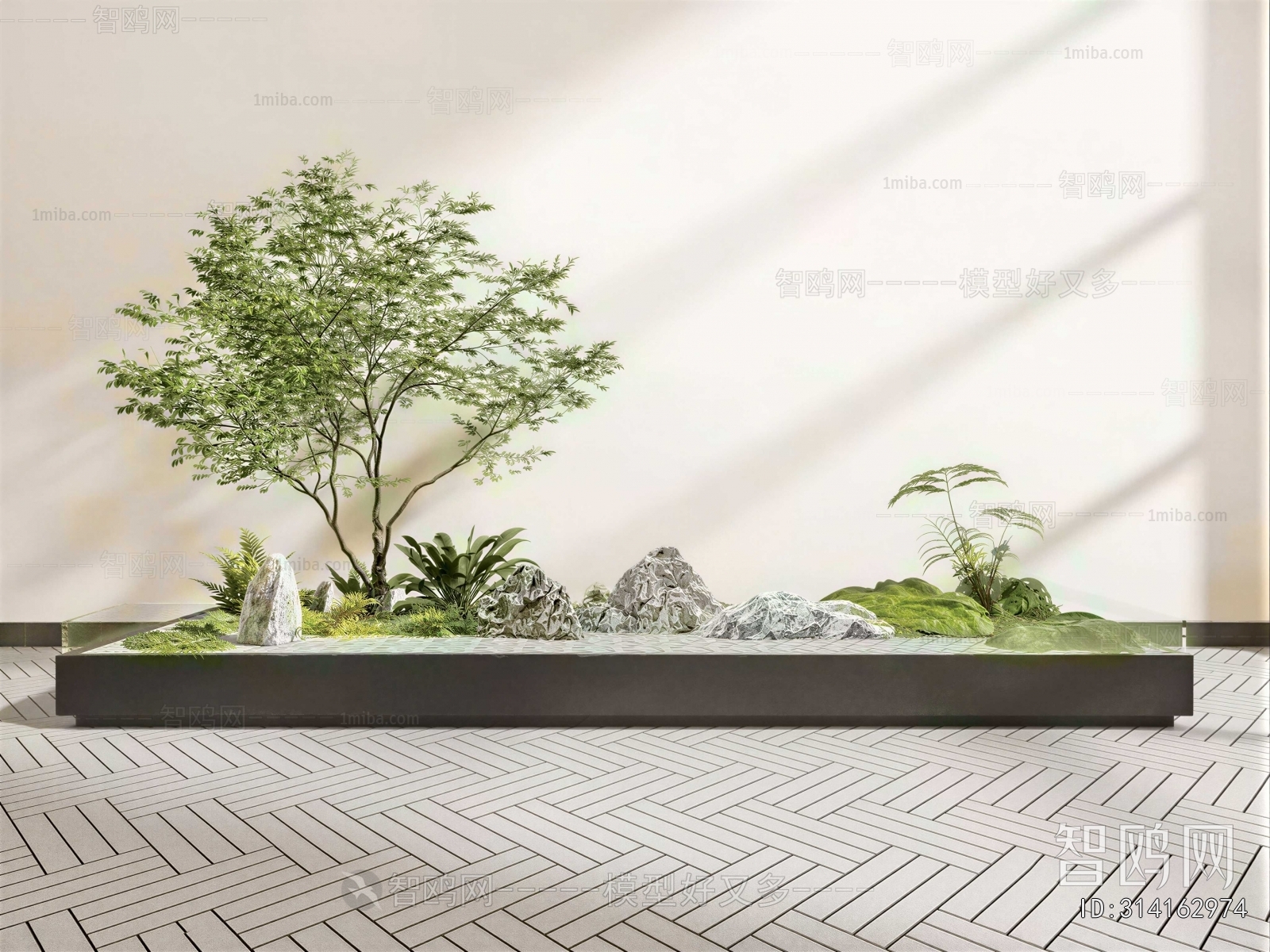 New Chinese Style Plant Landscaping