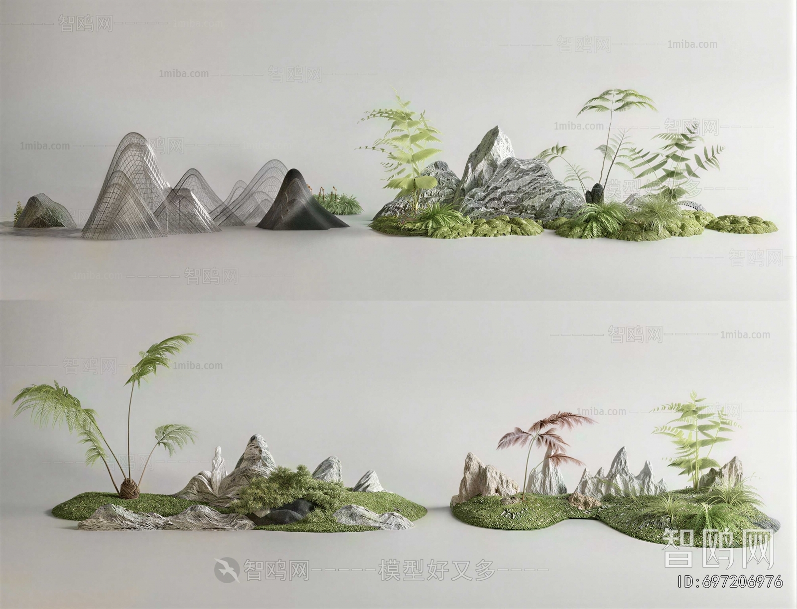 New Chinese Style Plant Landscaping