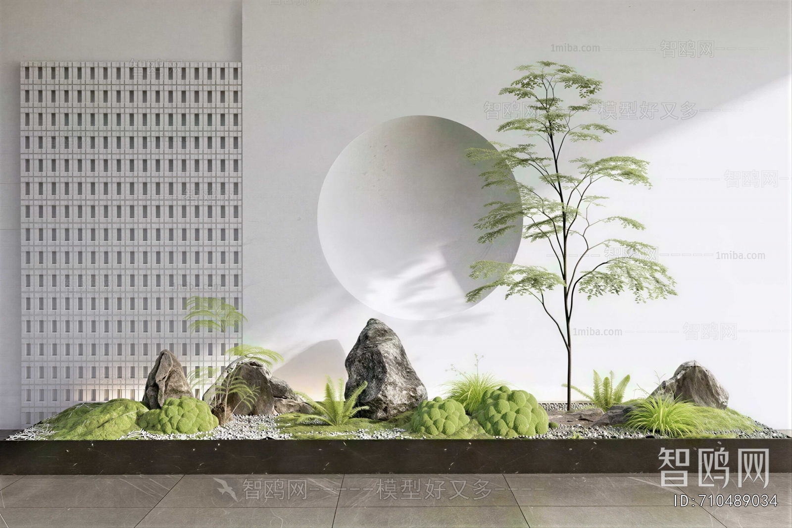 New Chinese Style Plant Landscaping