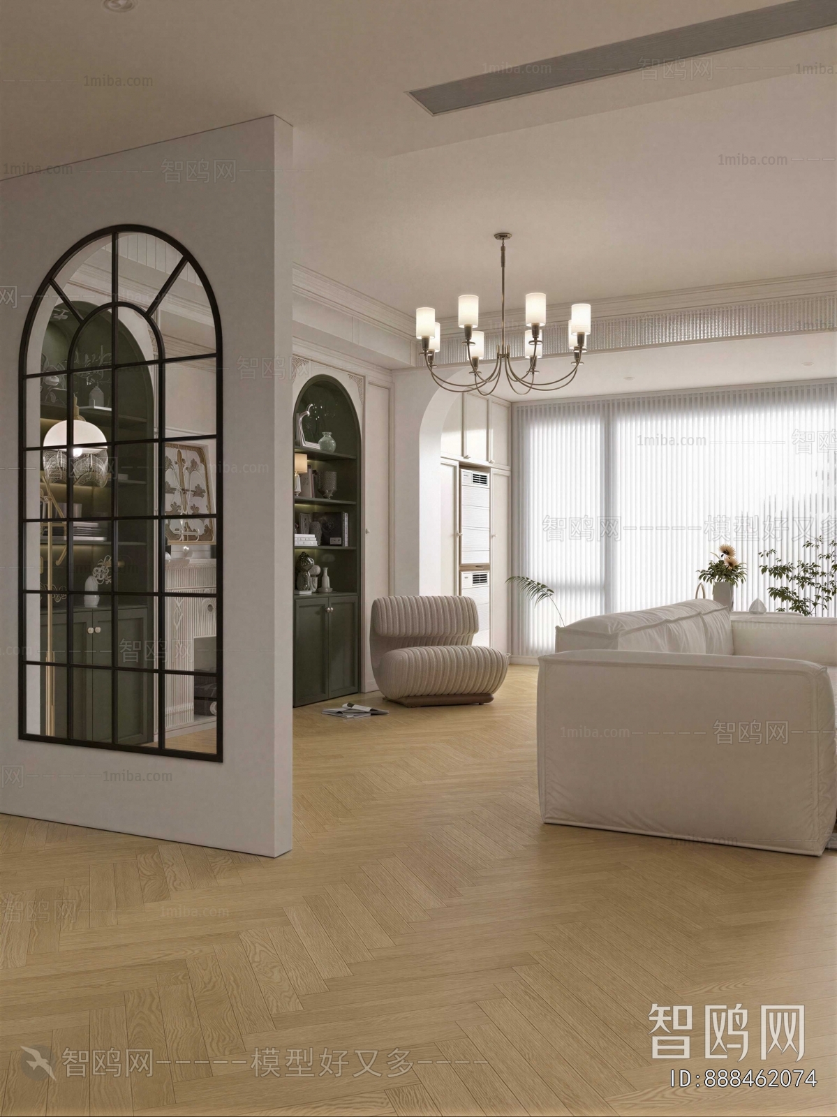 French Style Hallway