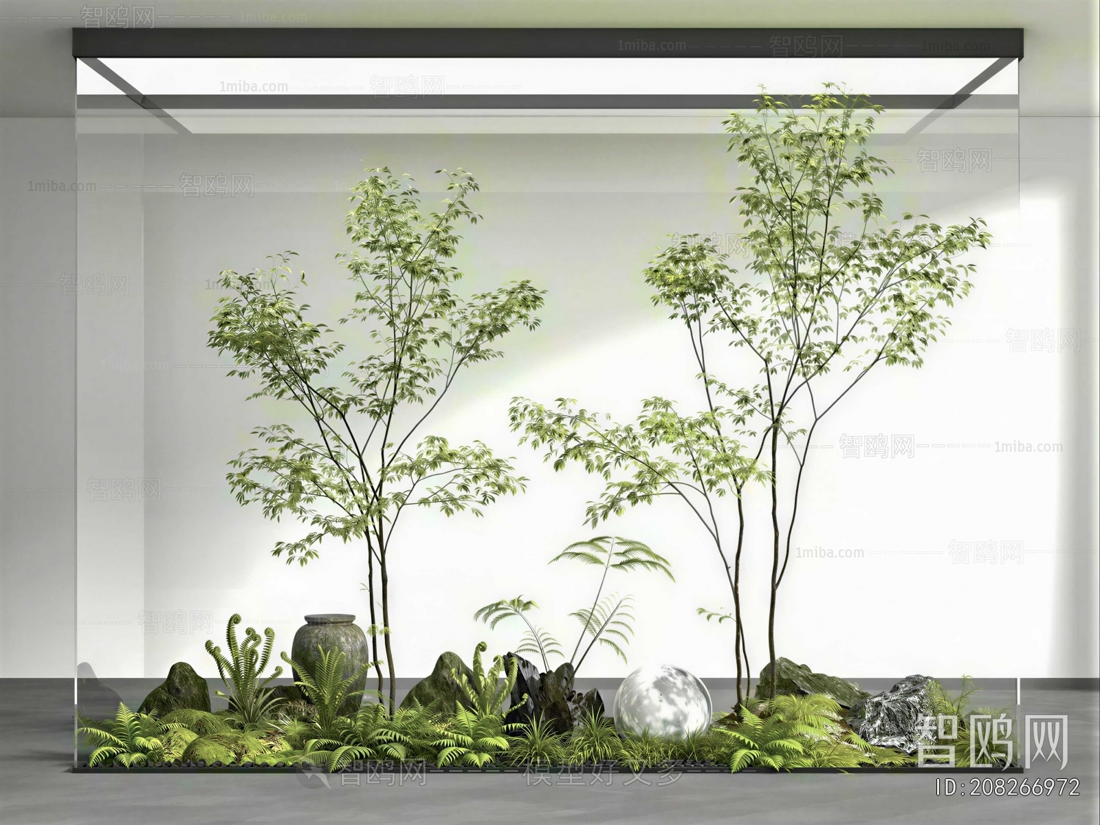 New Chinese Style Plant Landscaping