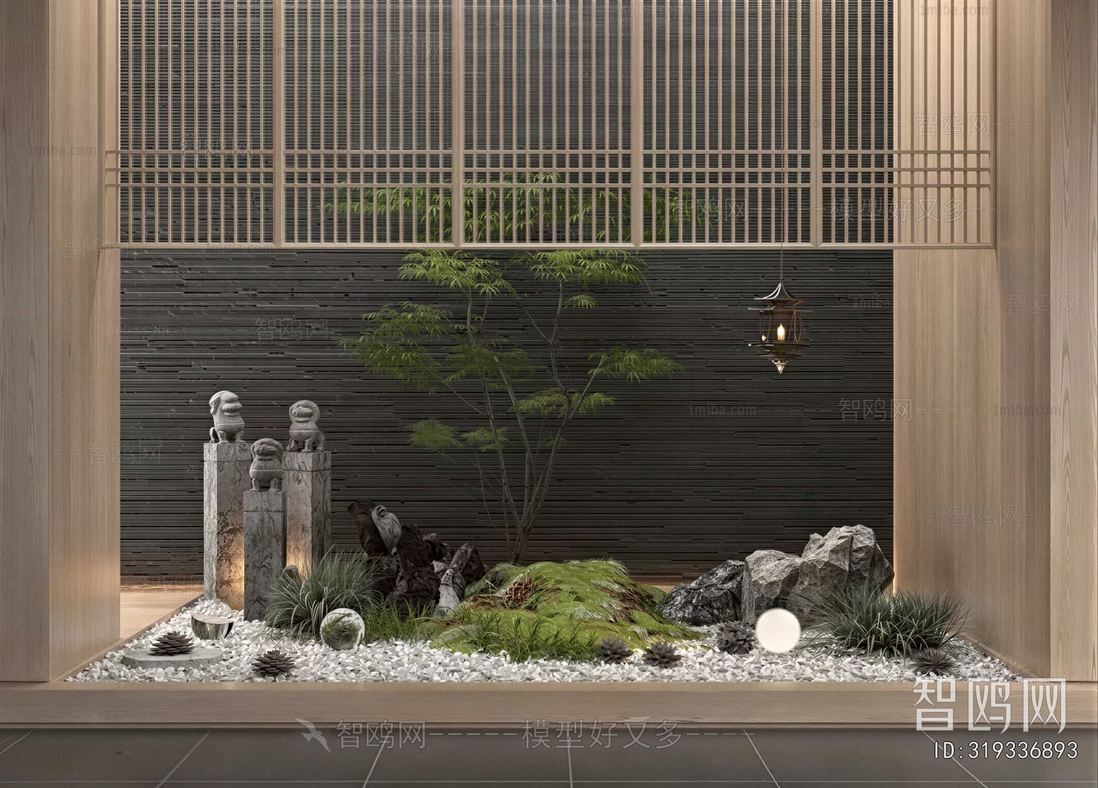 New Chinese Style Plant Landscaping