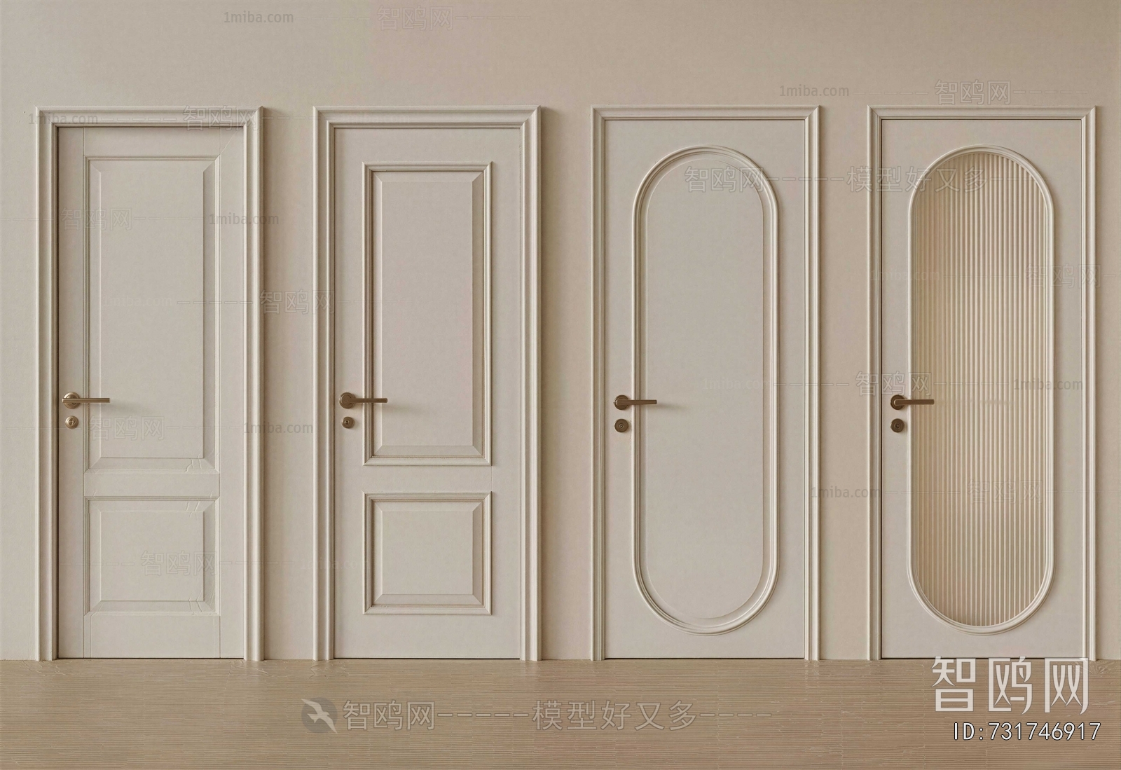 French Style Single Door