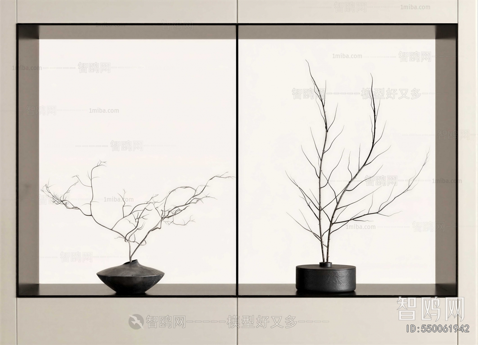 Wabi-sabi Style Dried Branch