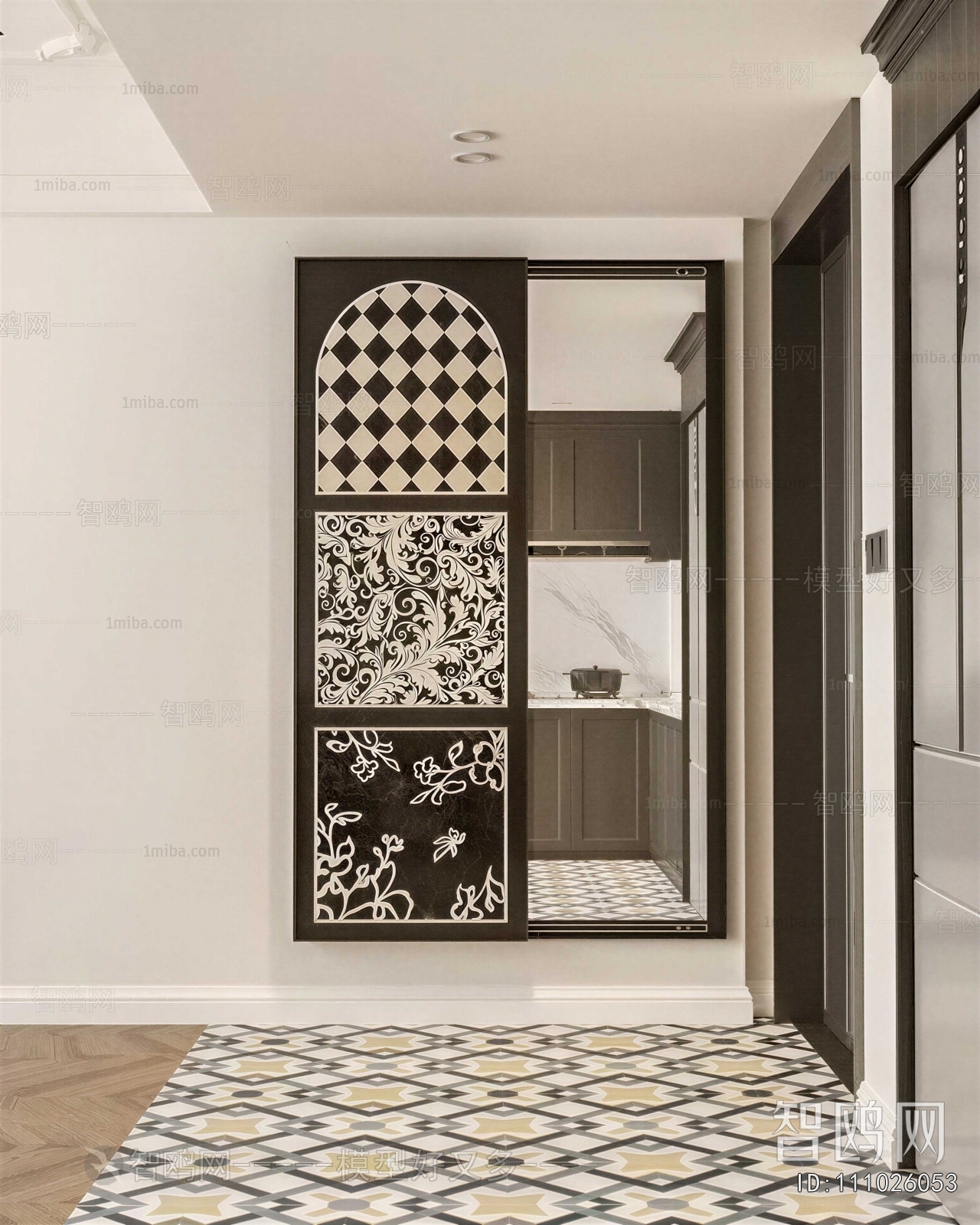 French Style Hallway