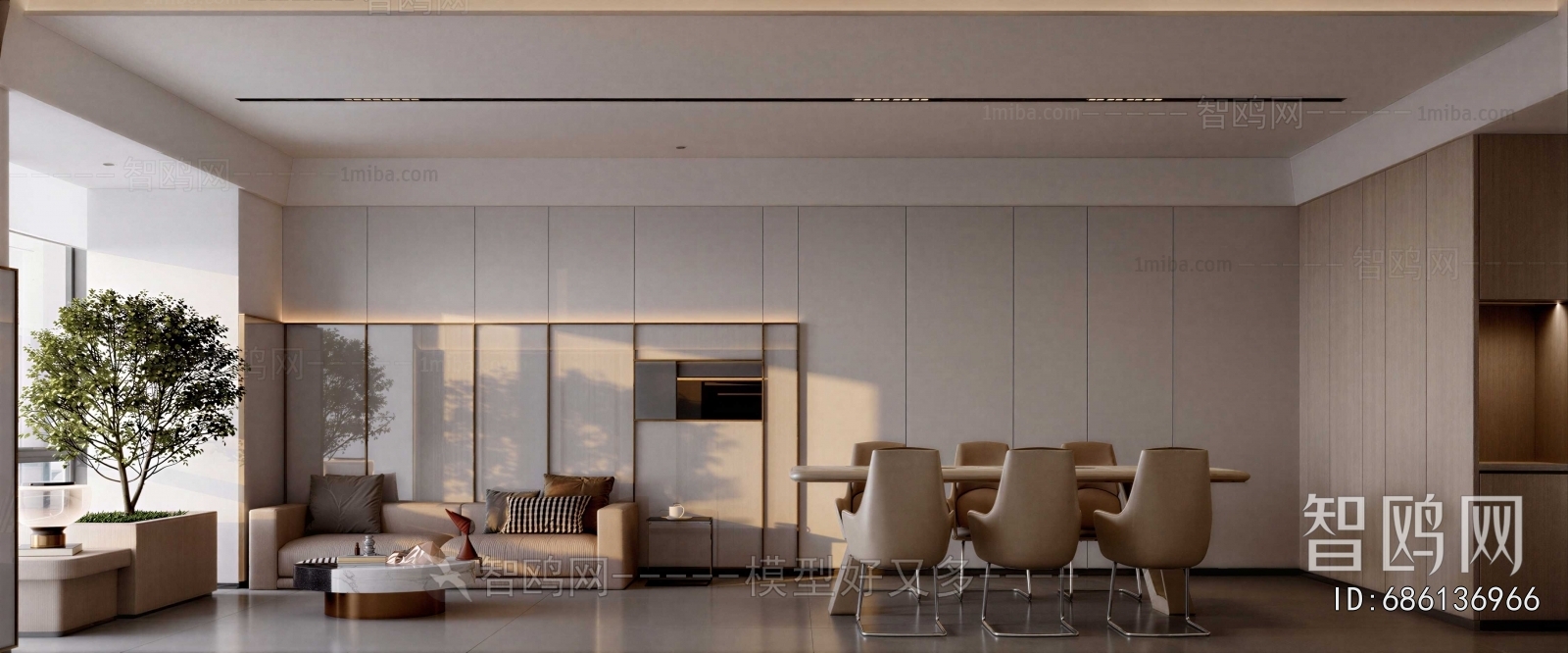 Modern Reception Room