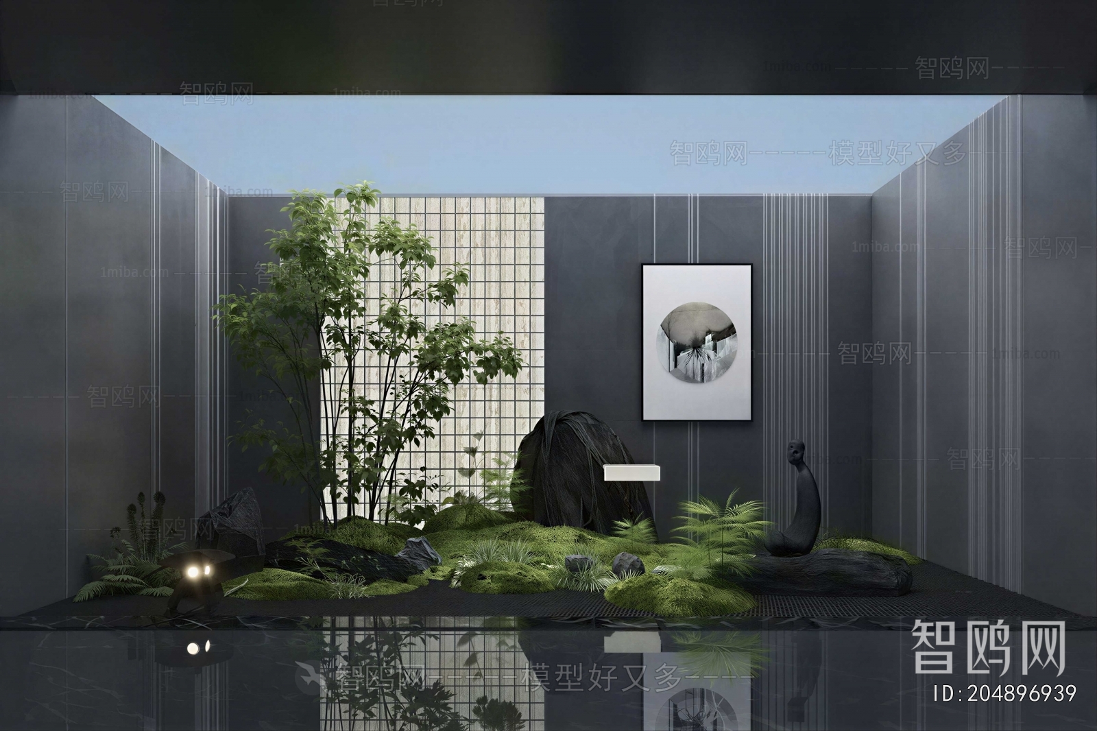 New Chinese Style Plant Landscaping