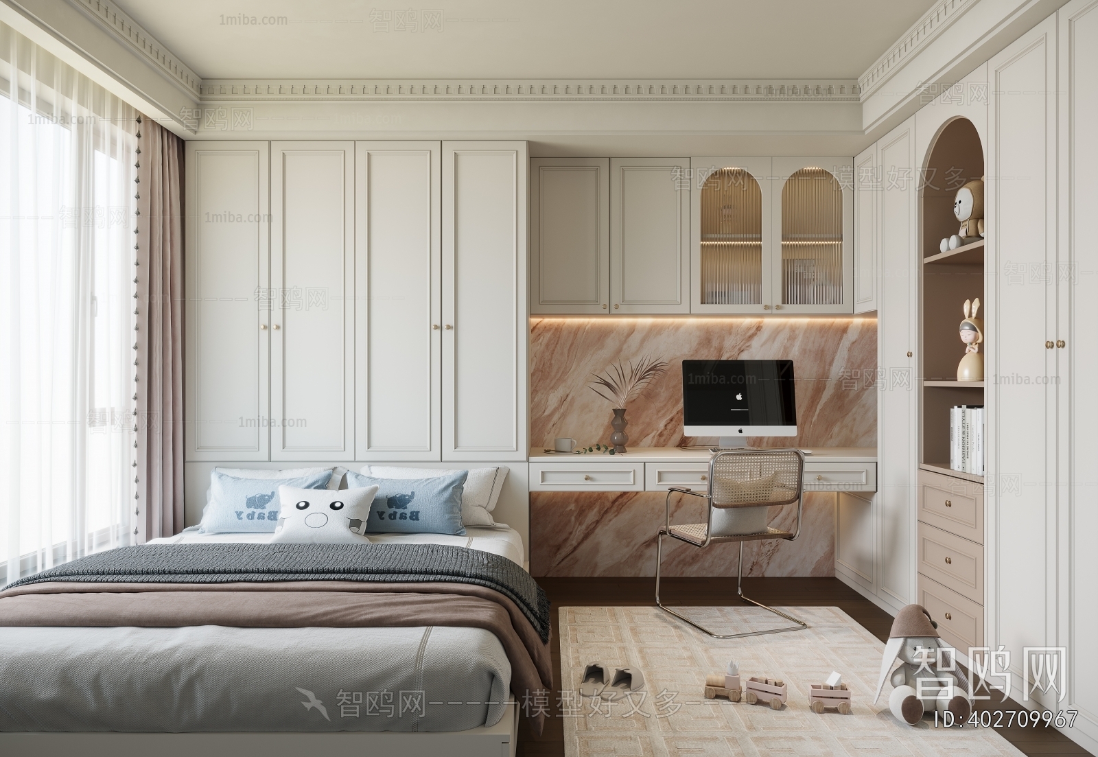 French Style Girl's Room Daughter's Room