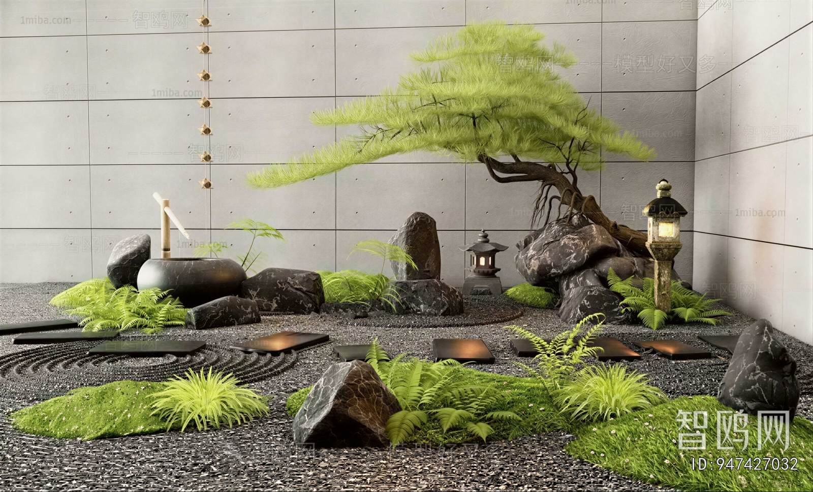 Japanese Style Courtyard/landscape