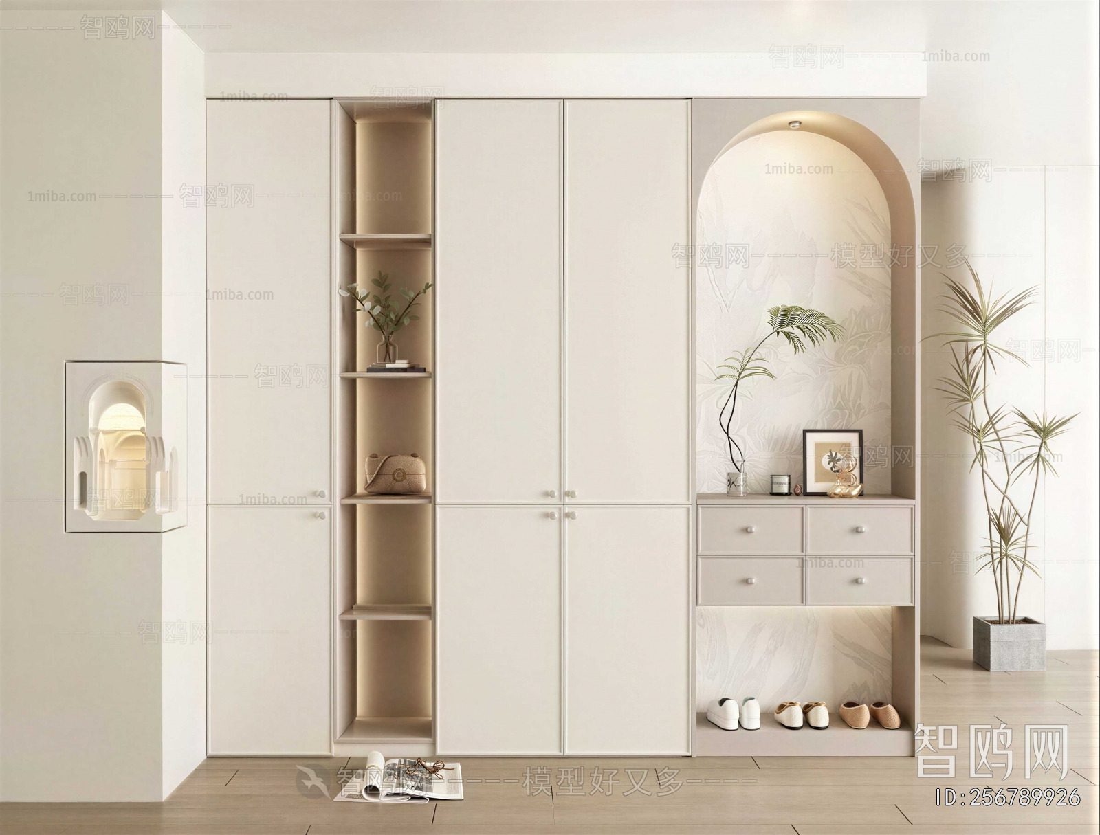 French Style Shoe Cabinet