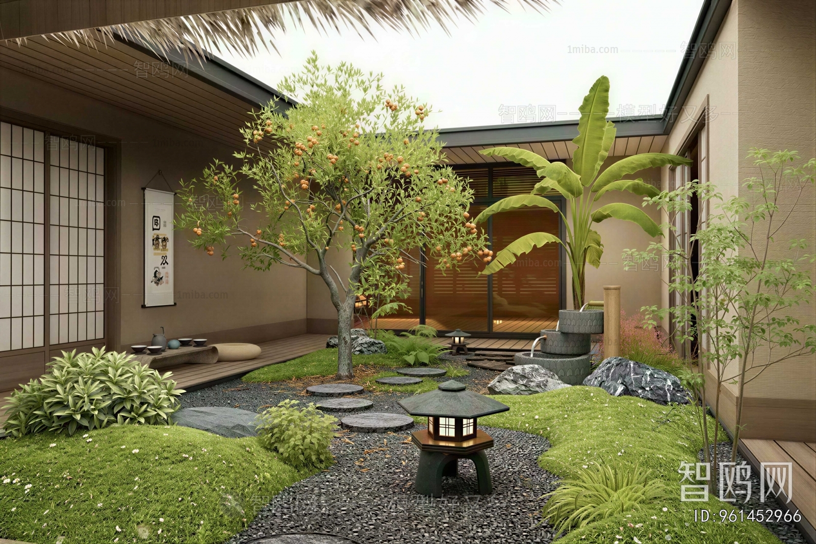 Japanese Style Courtyard/landscape