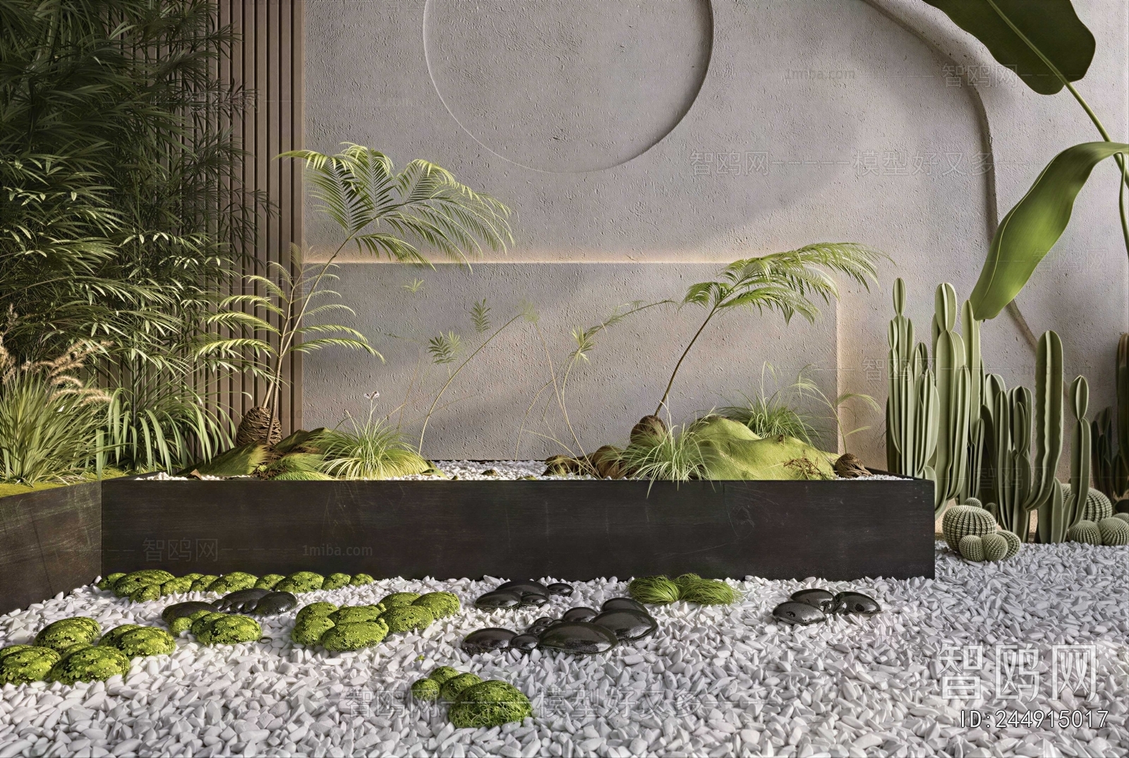 New Chinese Style Plant Landscaping